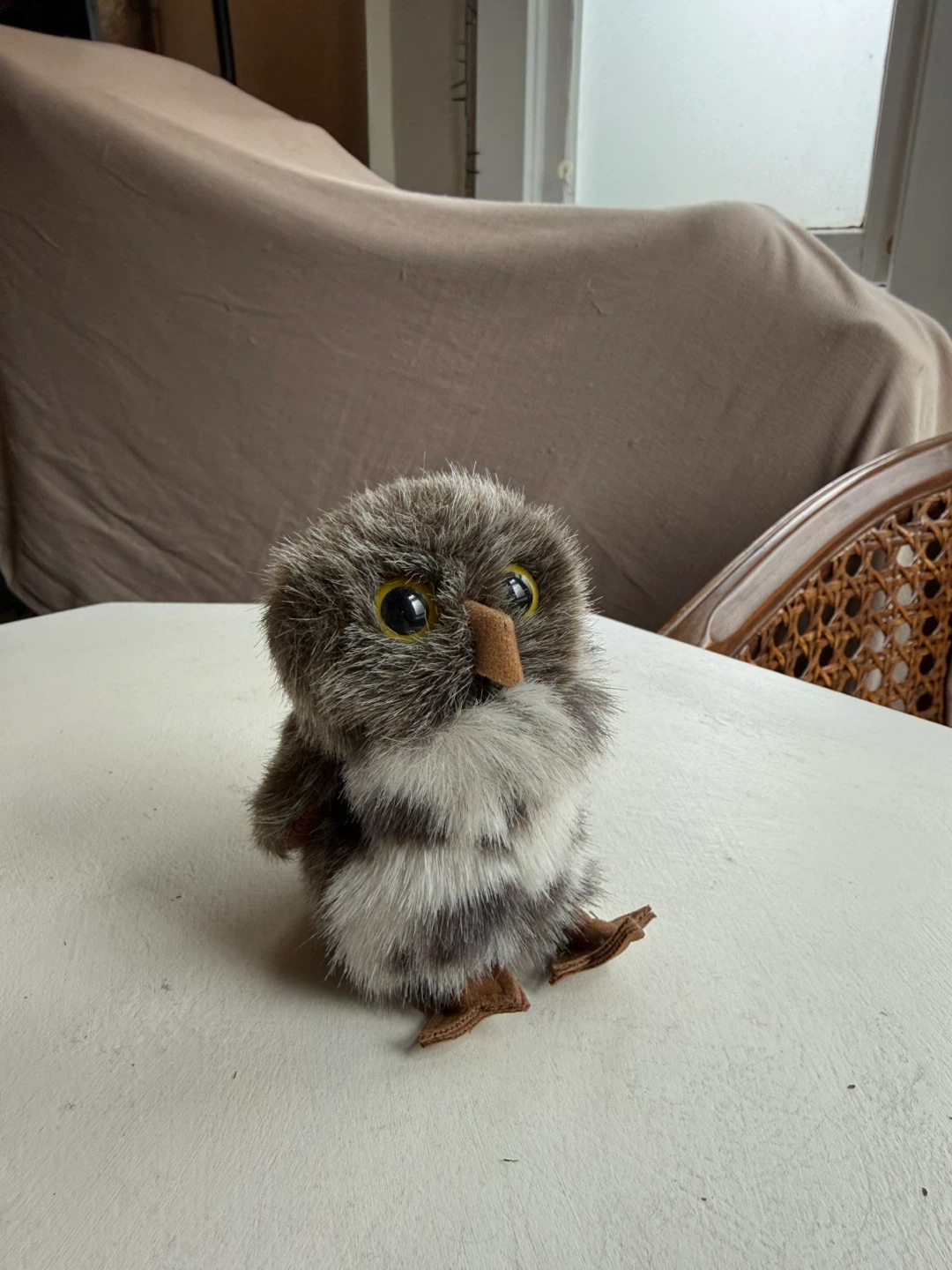 Tiny owl finger puppet