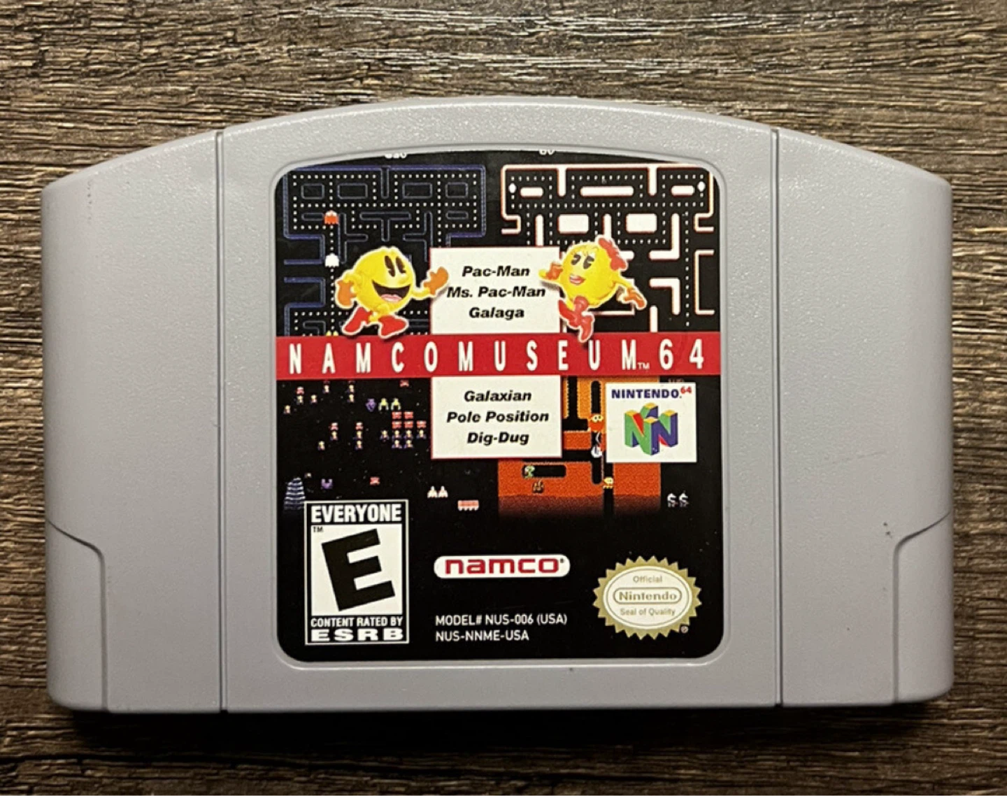 Namco Museum 64 Nintendo 64 Game Cartridge