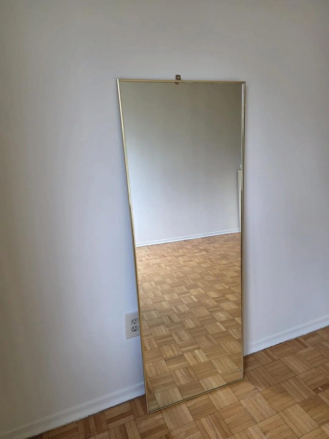 Full Length Gold Trim Mirror - photo 2