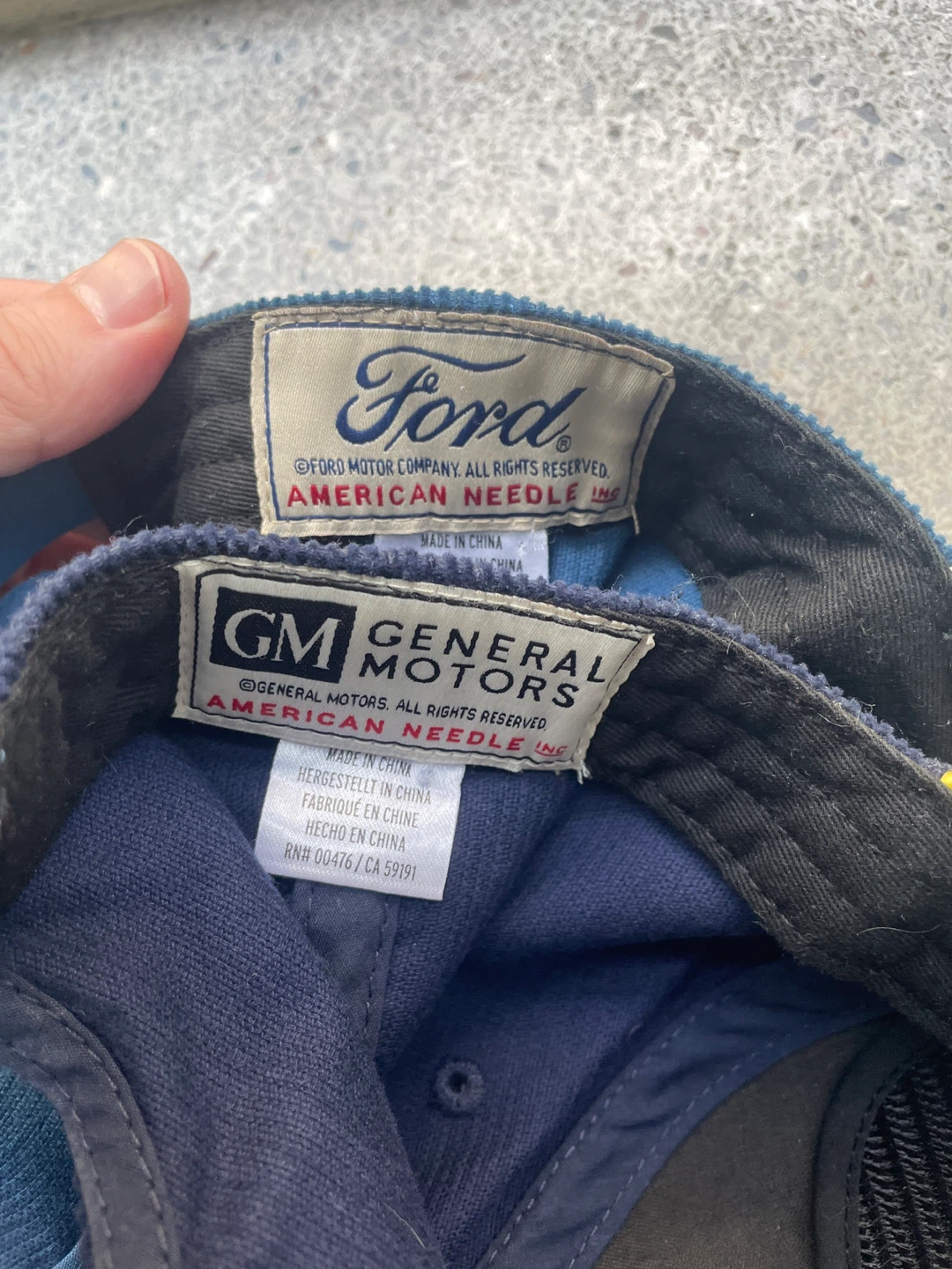 Ford and GM Corduroy Snapback Hats - photo 5
