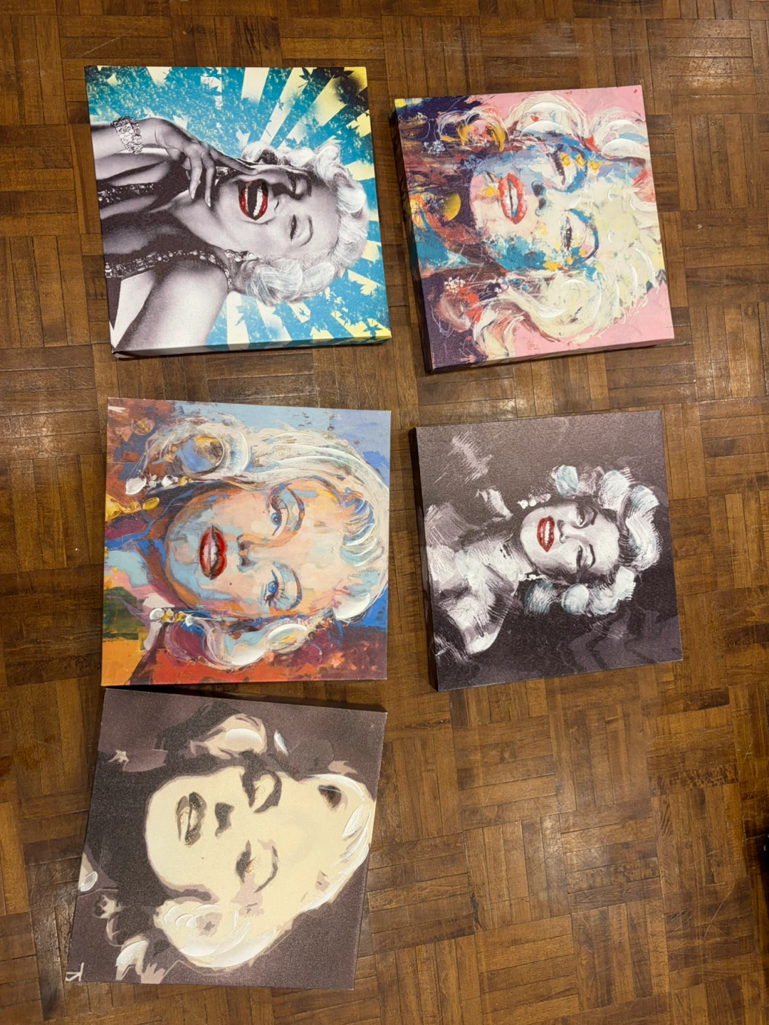 Marilyn Monroe Canvas Art Prints Set