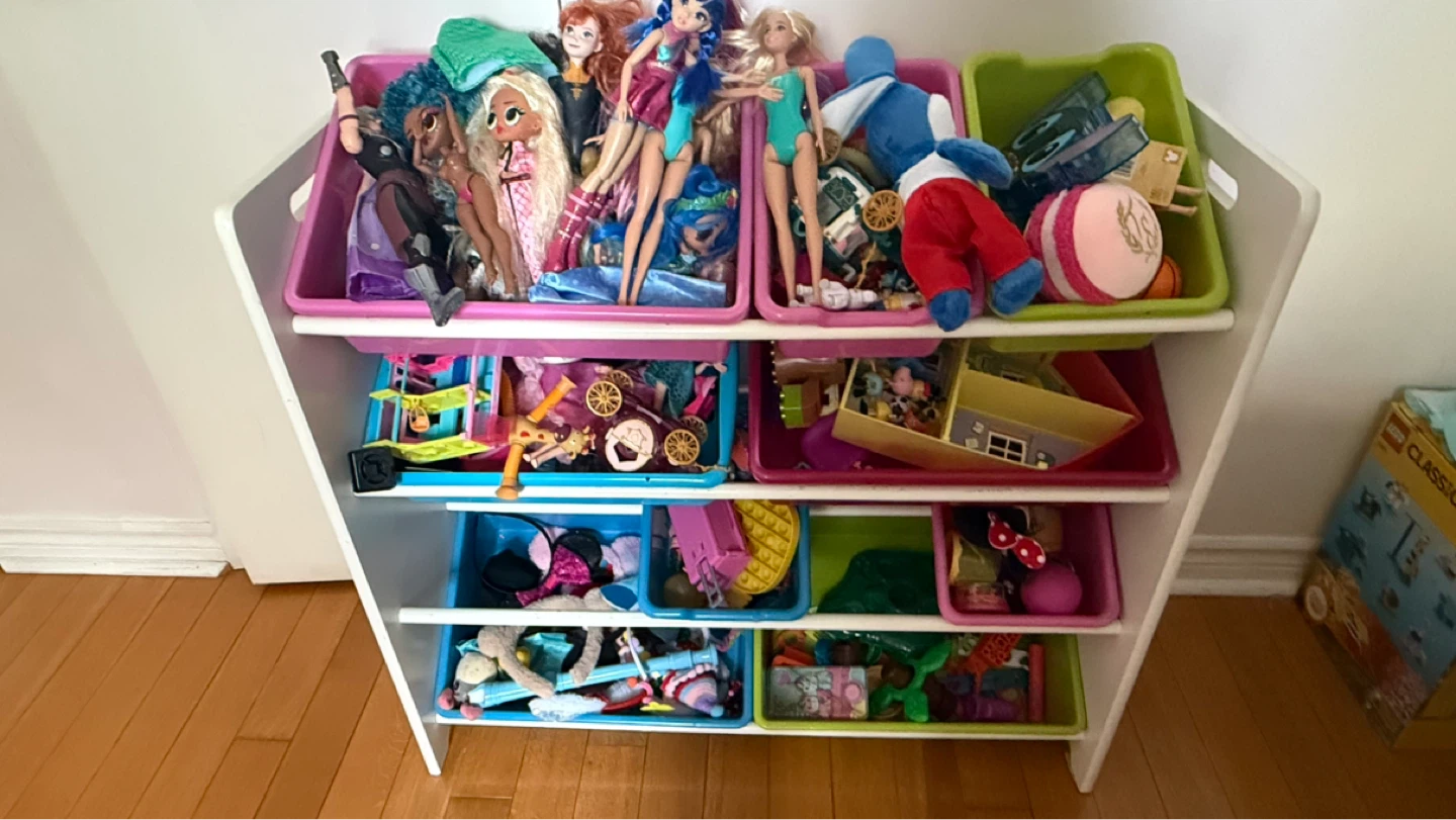 Better Homes & Gardens Toy Organizer Storage Shelf