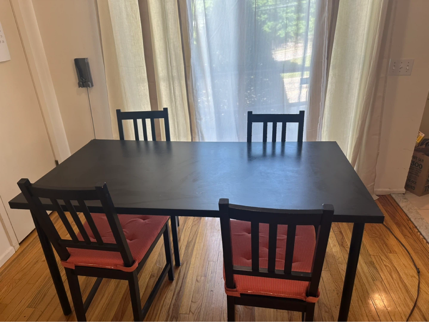 Ikea Dining Table with 4 Chairs, free, pick up only