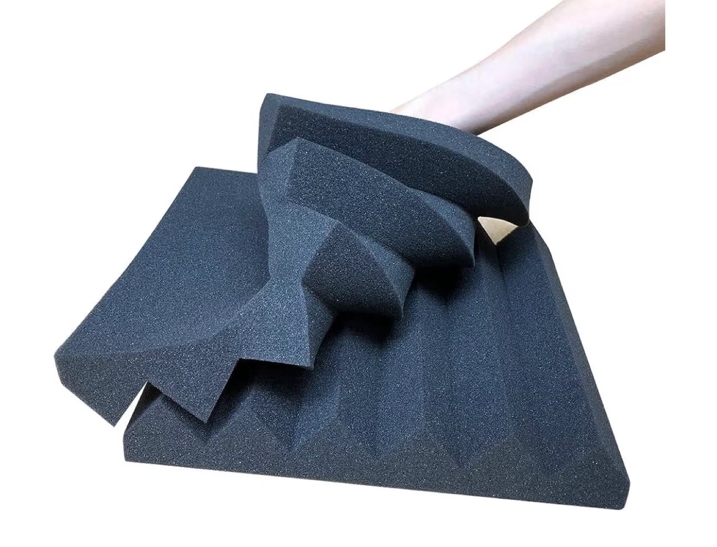 Soundproof Acoustic Foam Panels - 12" x 12" x 2" (Set of 24) - photo 3