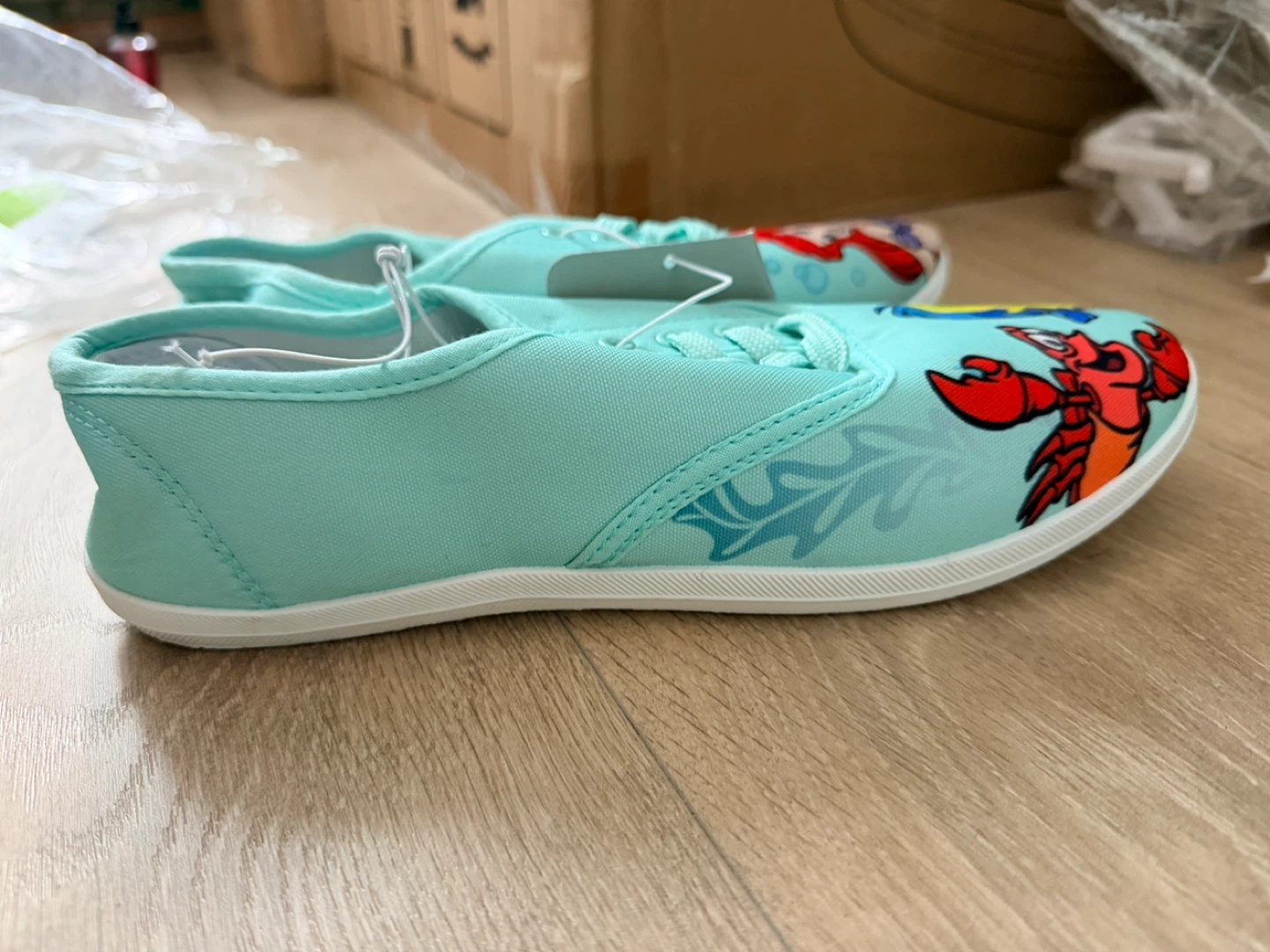 Disney The Little Mermaid Mint Character Lace-Up Sneakers - photo 3
