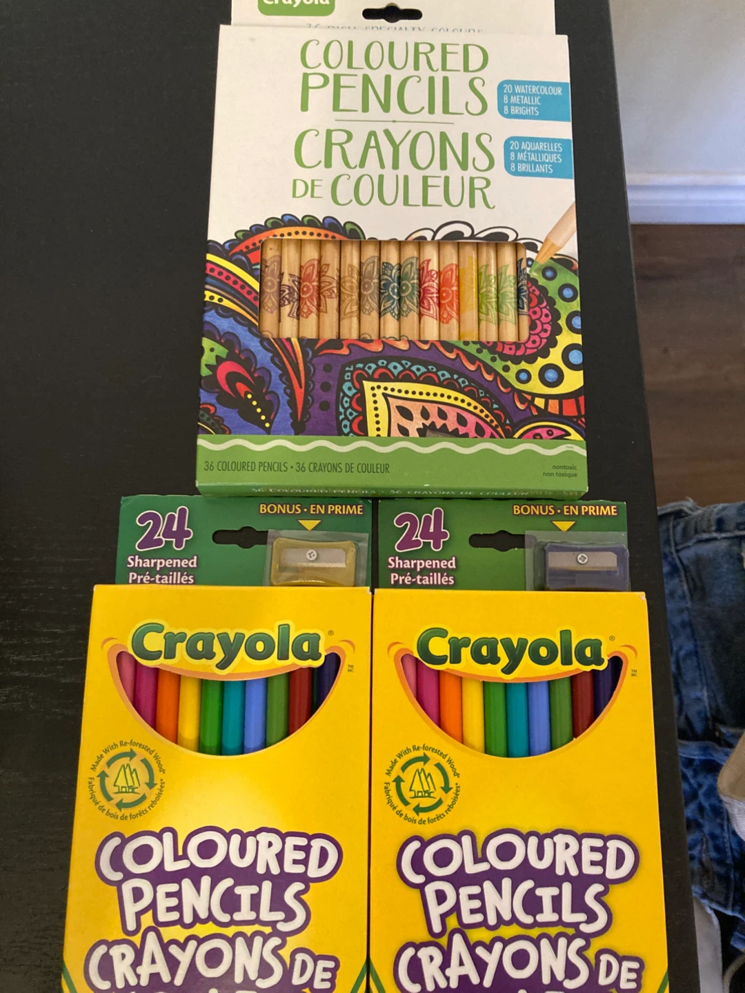 Crayola Coloured Pencils $15 for all 3