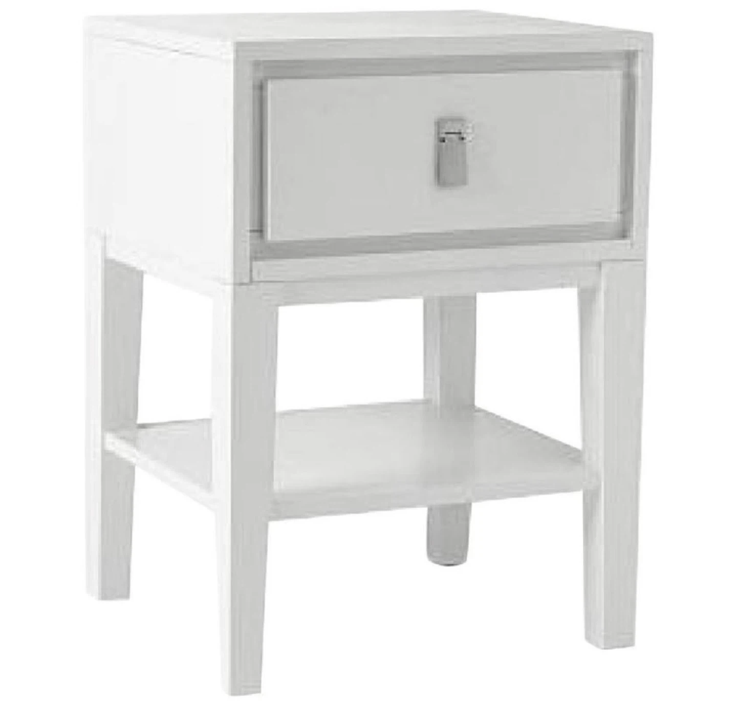 White West Elm Nightstand - photo 2