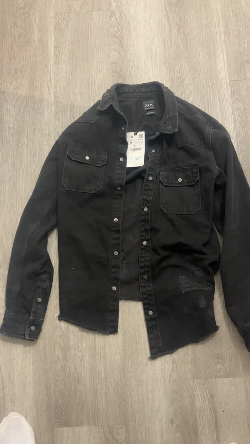 Denim black Zara Jean jacket - photo 2