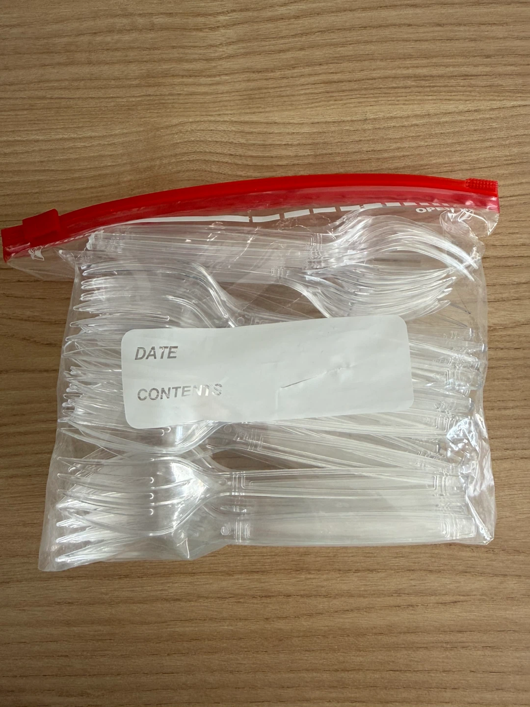 Free Clear Plastic Forks and Spoons