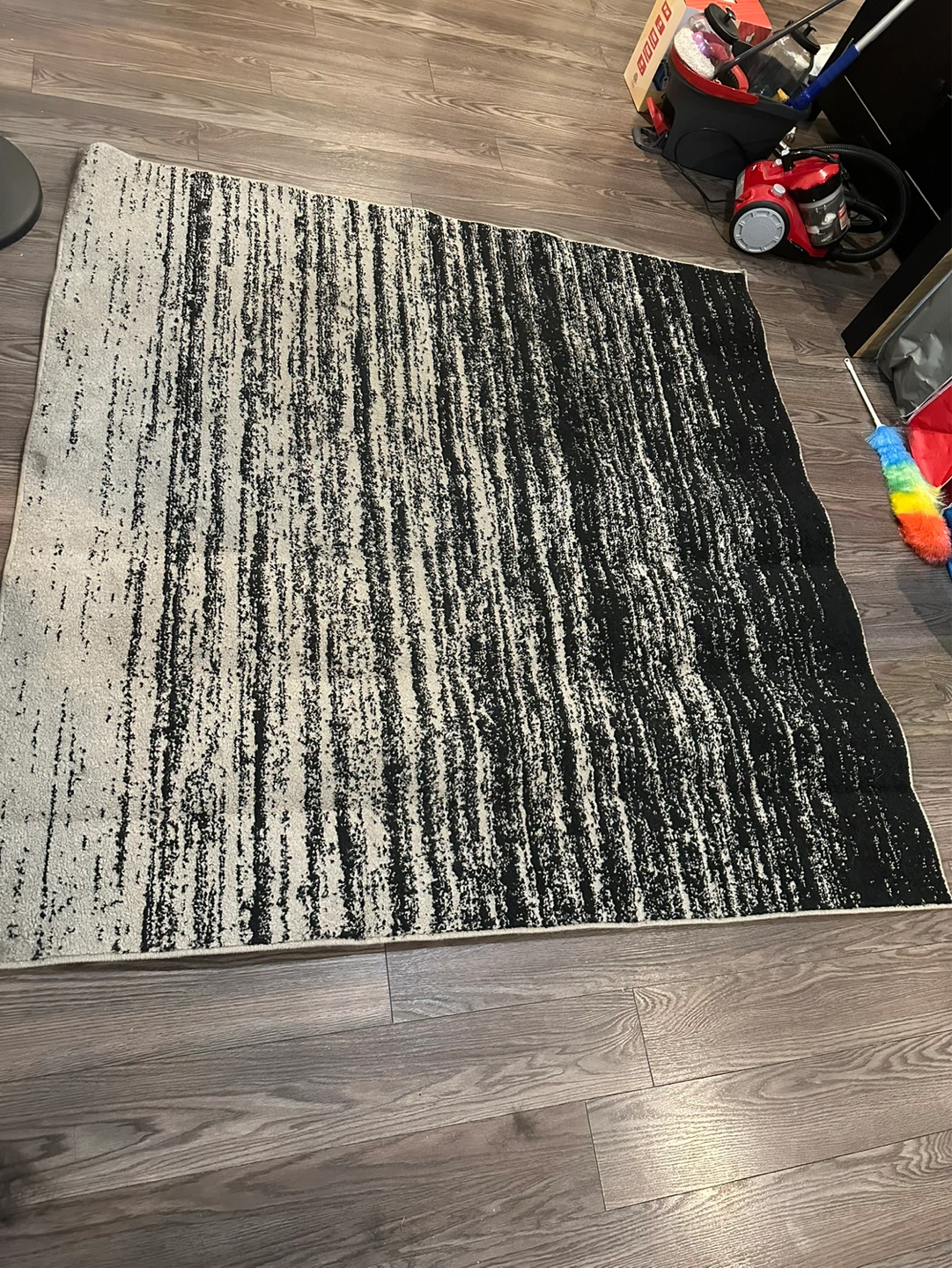 Safavieh Adirondack Rug 6' x 6' Silver/Black