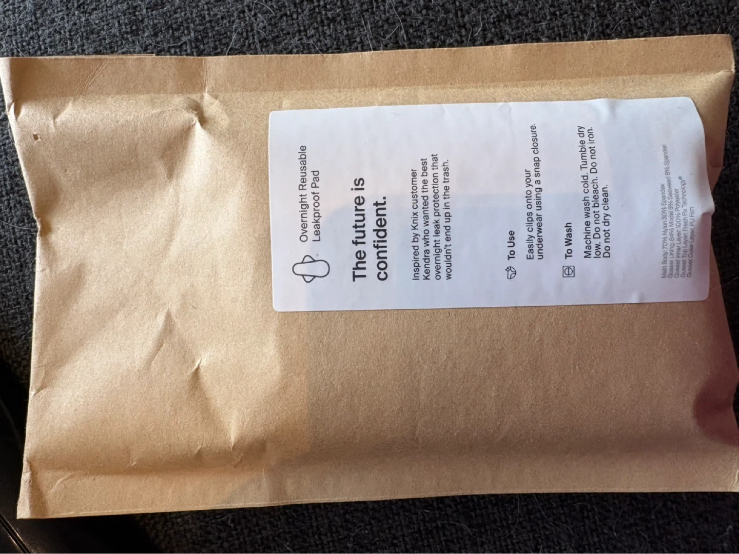 Aerie thongs and Knix Reusable Leakproof Overnight Pad - photo 2