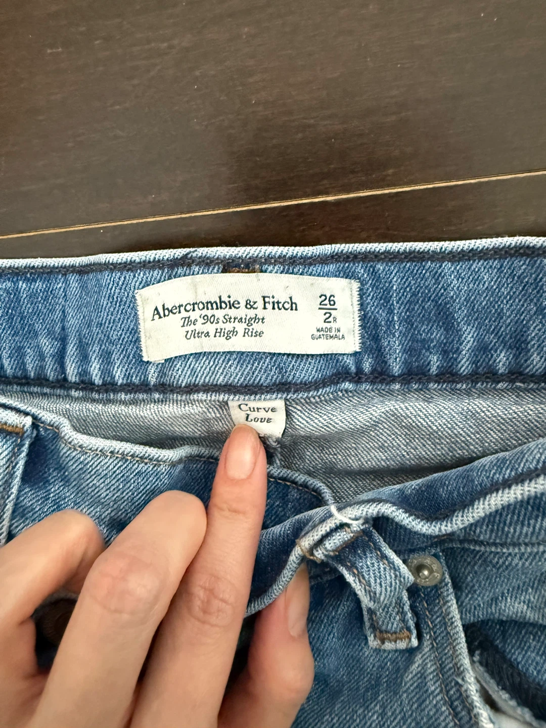 Abercrombie & Fitch The 90s Straight Ultra High Rise Jeans - photo 3