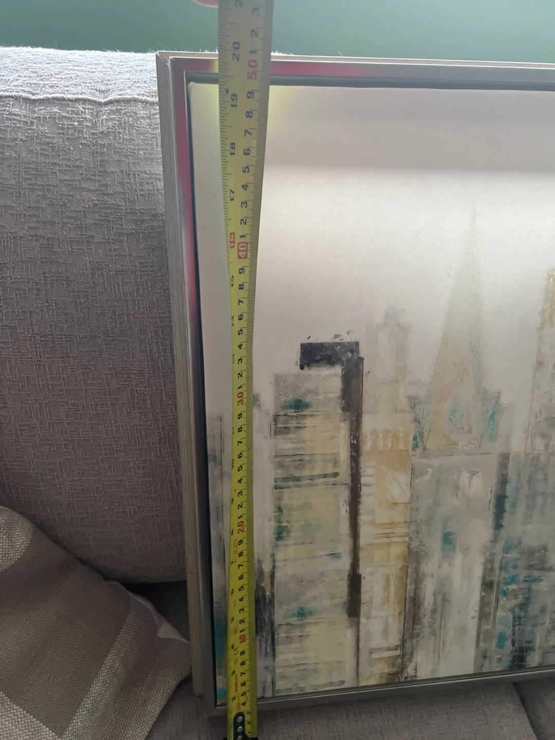 Framed Skyline Artwork - photo 3