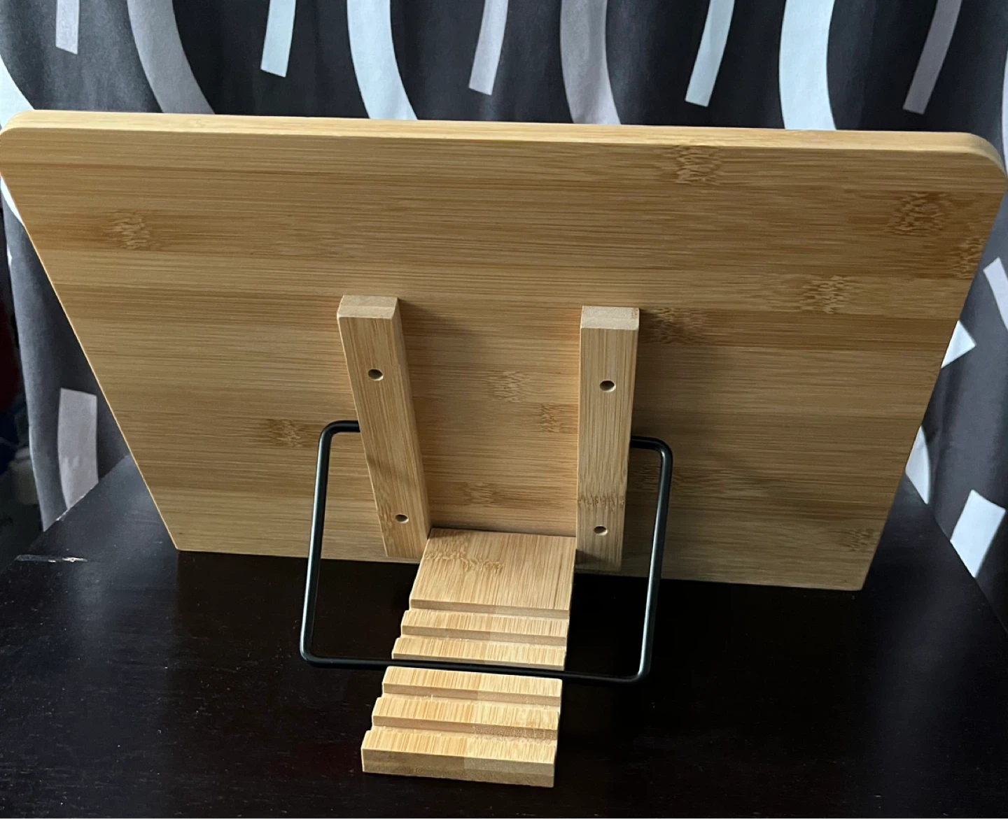 Bamboo Book Stand / Tablet Stand - photo 2