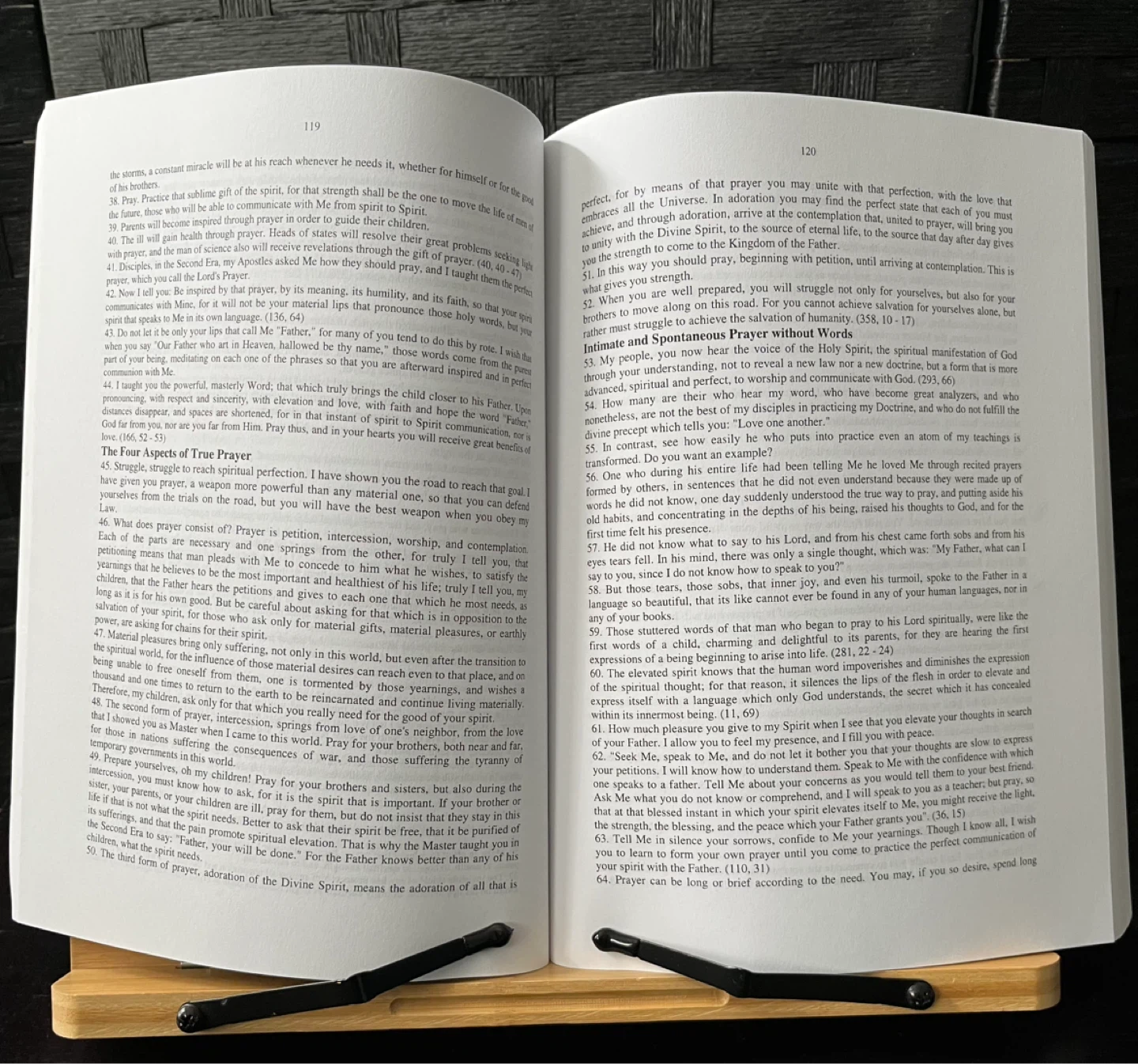 Bamboo Book Stand / Tablet Stand - photo 4