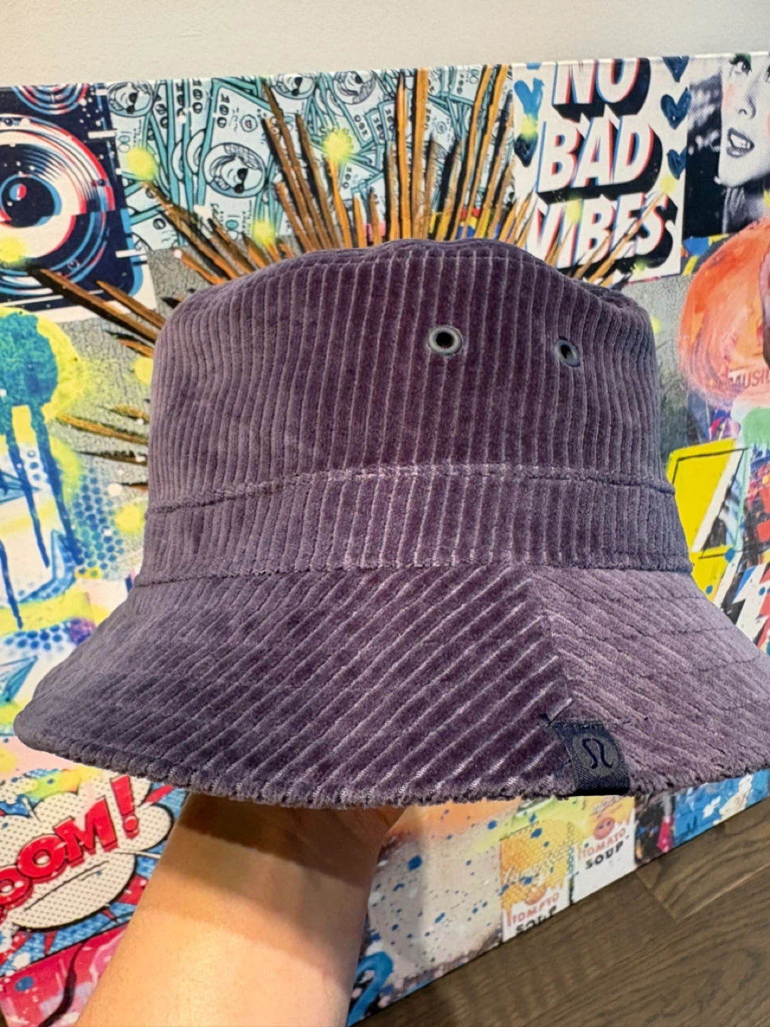 Lululemon Corduroy Bucket Hat L/XL Purple