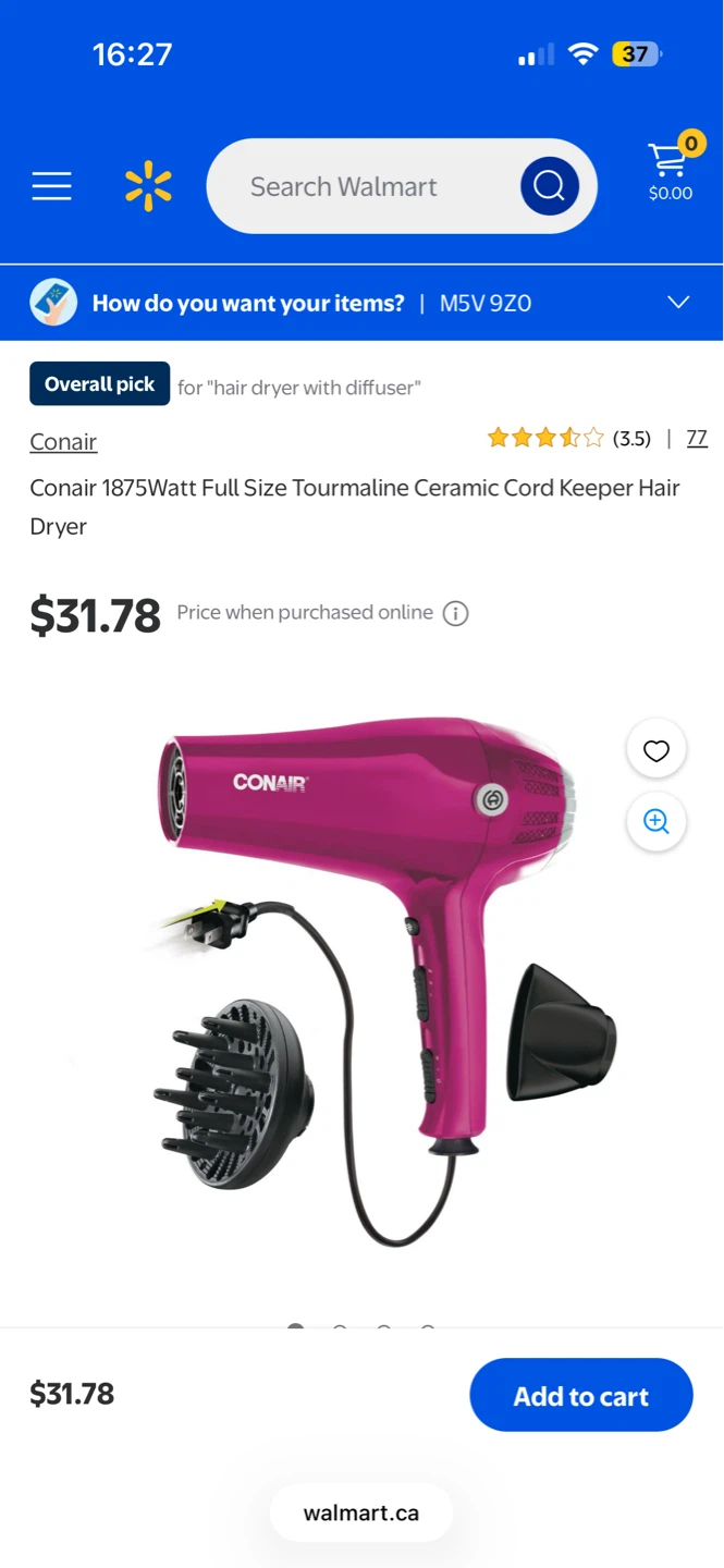 Conair hair dryer + diffuser + concentrator - photo 2