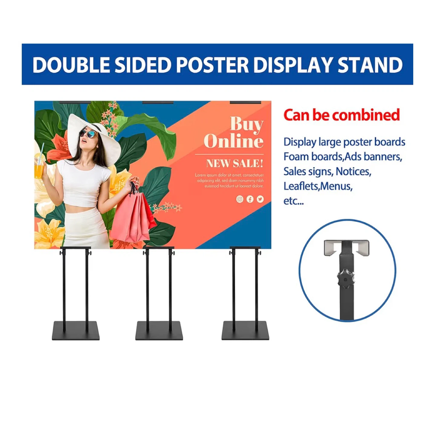VAIIGO Double-Sided Poster Stand - photo 3