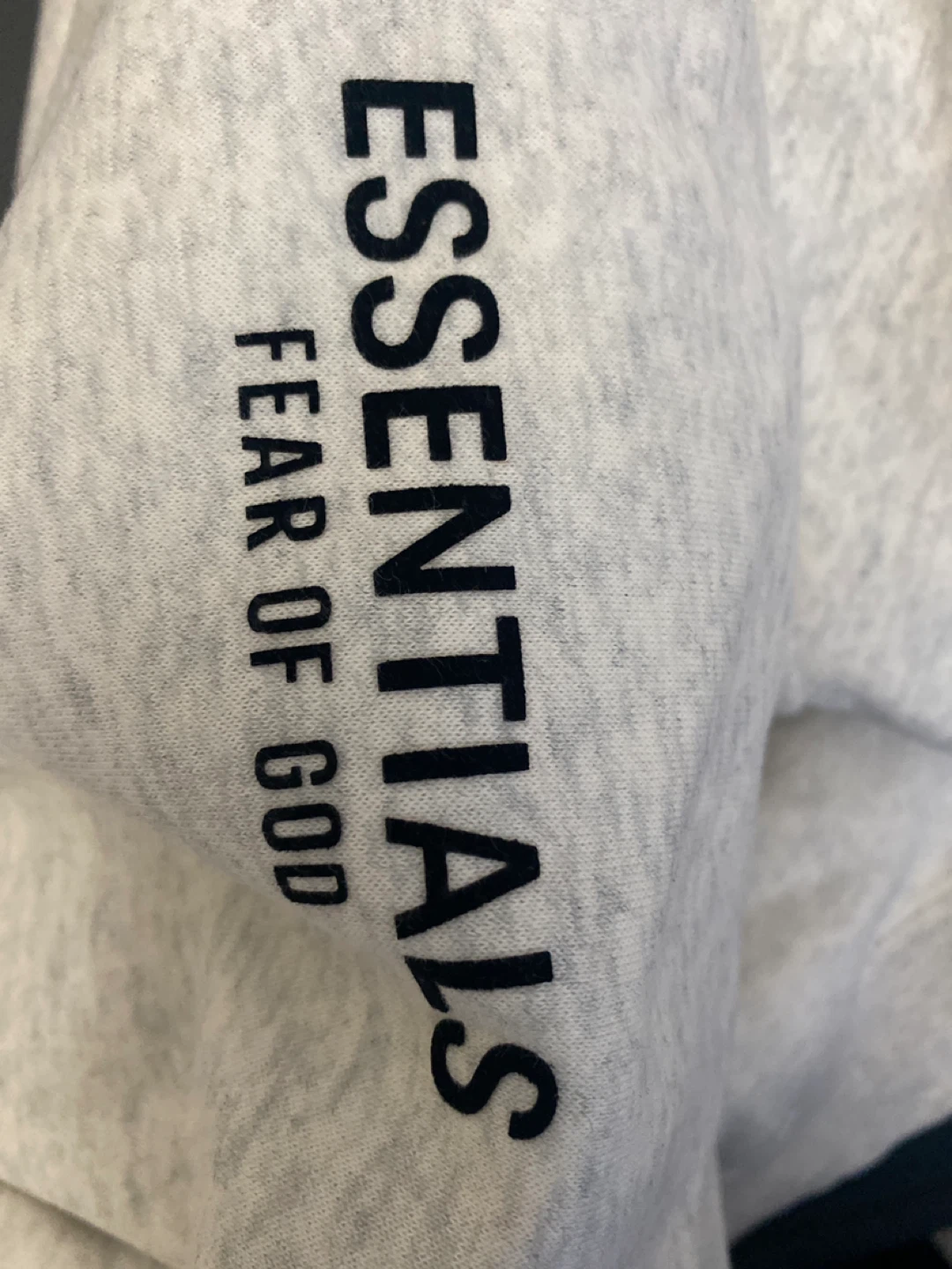 ESSENTIALS Fear of God Hoodie - Heather Grey - photo 5