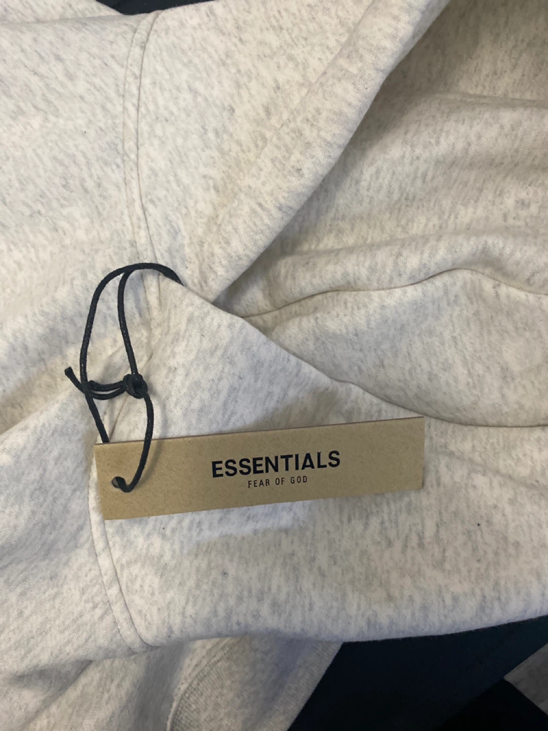 ESSENTIALS Fear of God Hoodie - Heather Grey - photo 3