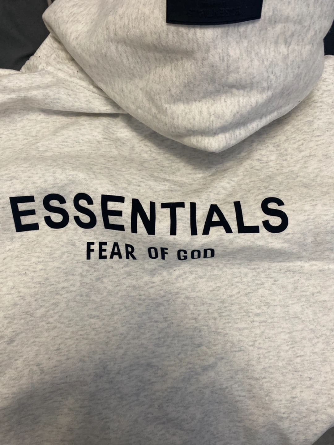 ESSENTIALS Fear of God Hoodie - Heather Grey