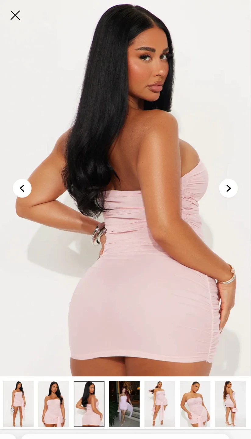 Pink  Mini Dress large - photo 3