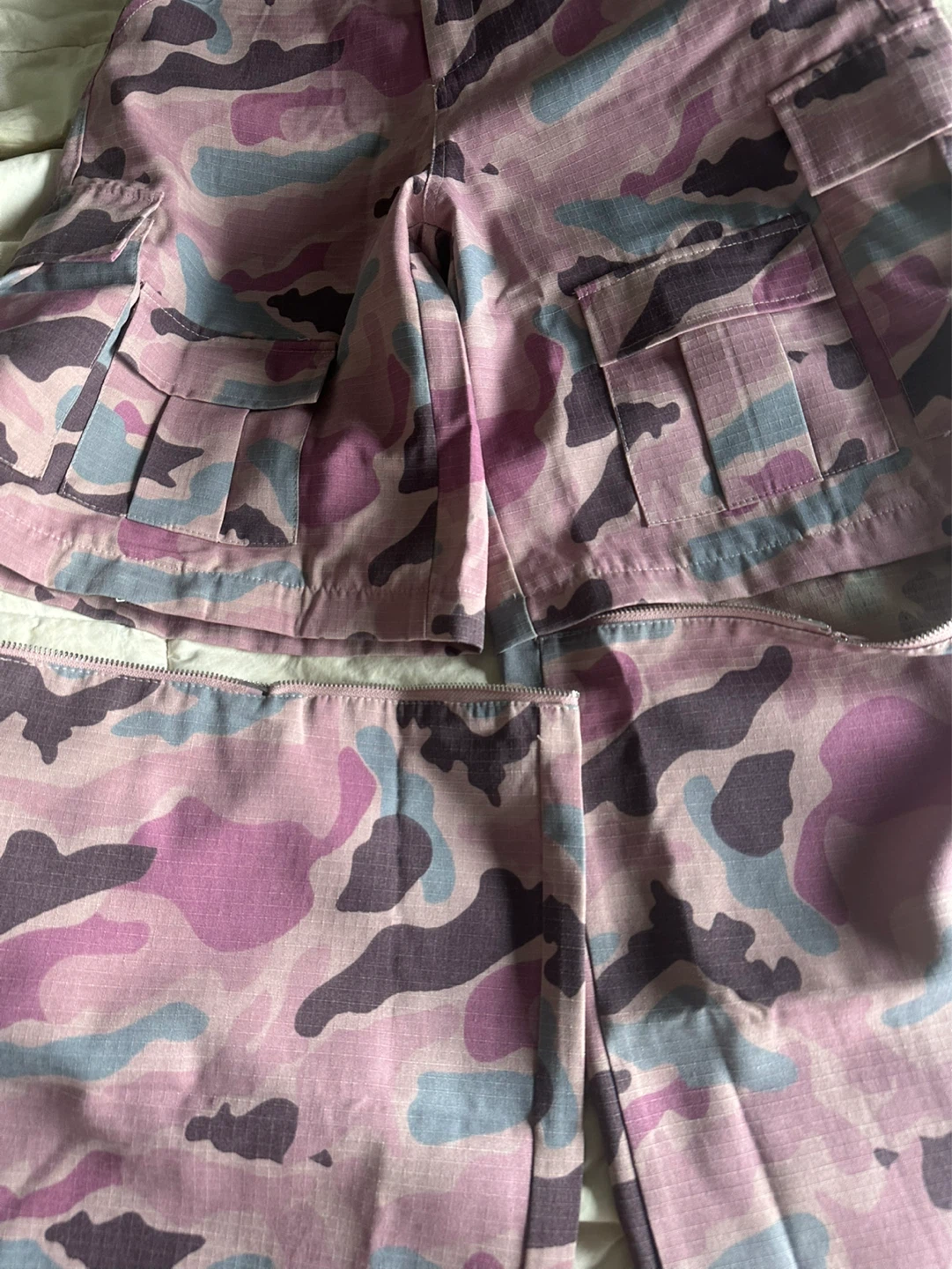 Pink Camo Cargo Pants - photo 4
