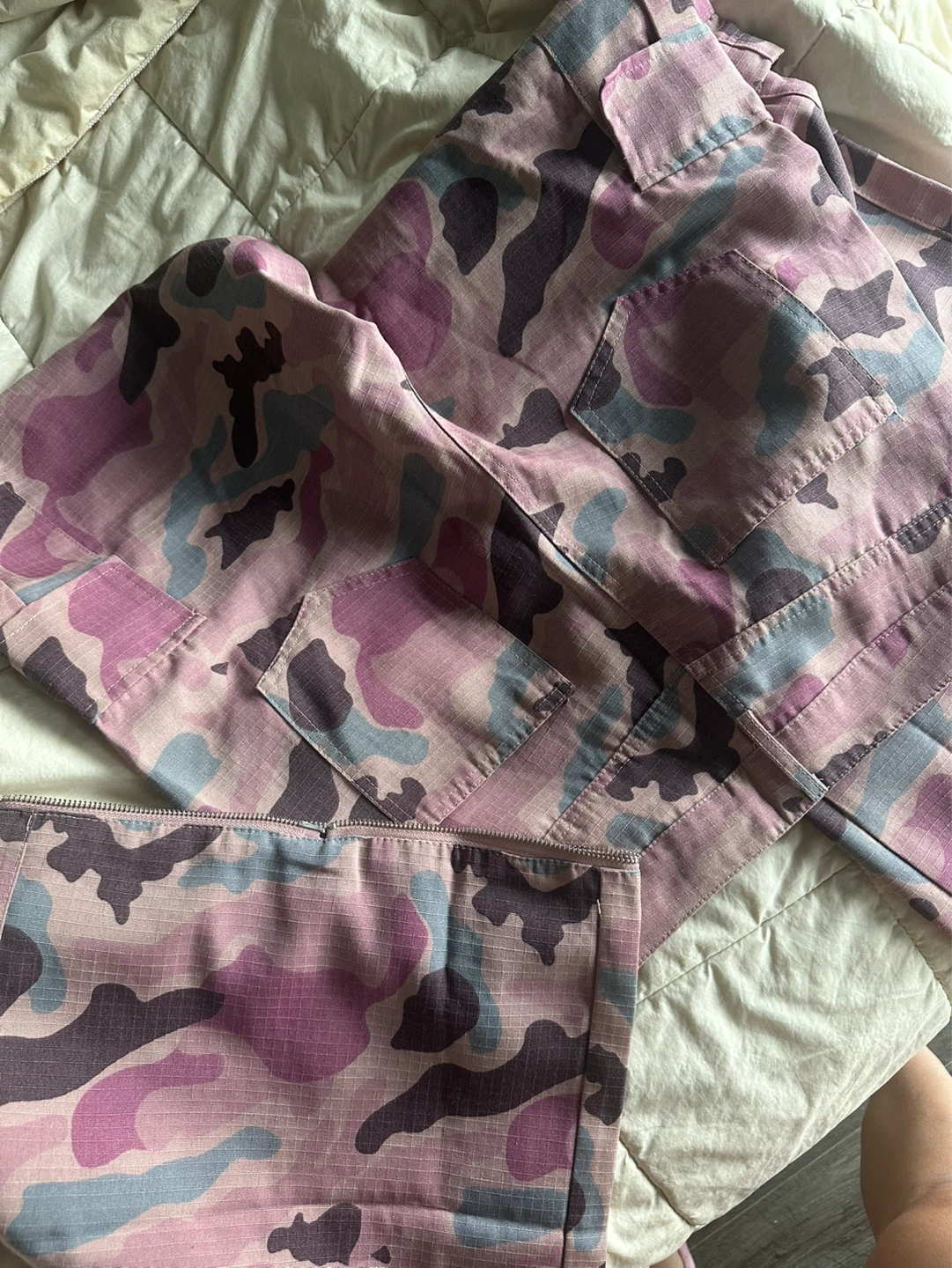 Pink Camo Cargo Pants - photo 5