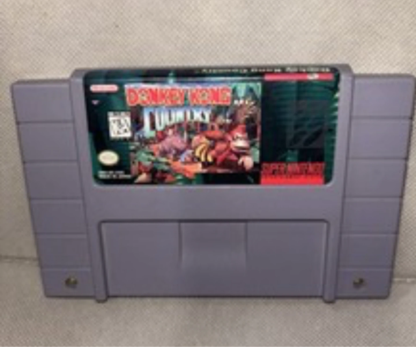 Donkey Kong Country SNES Super Nintendo Game Cartridge