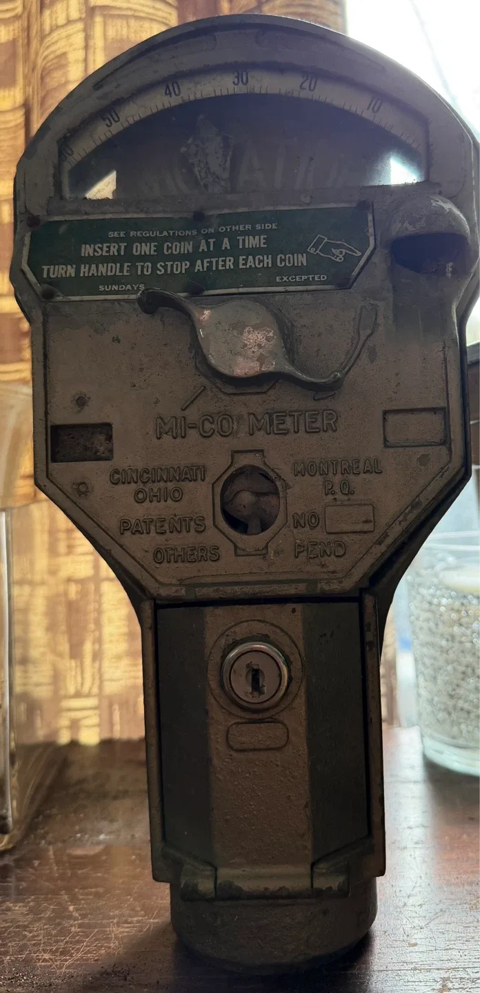 Vintage Mi-Co Meter Parking Meter