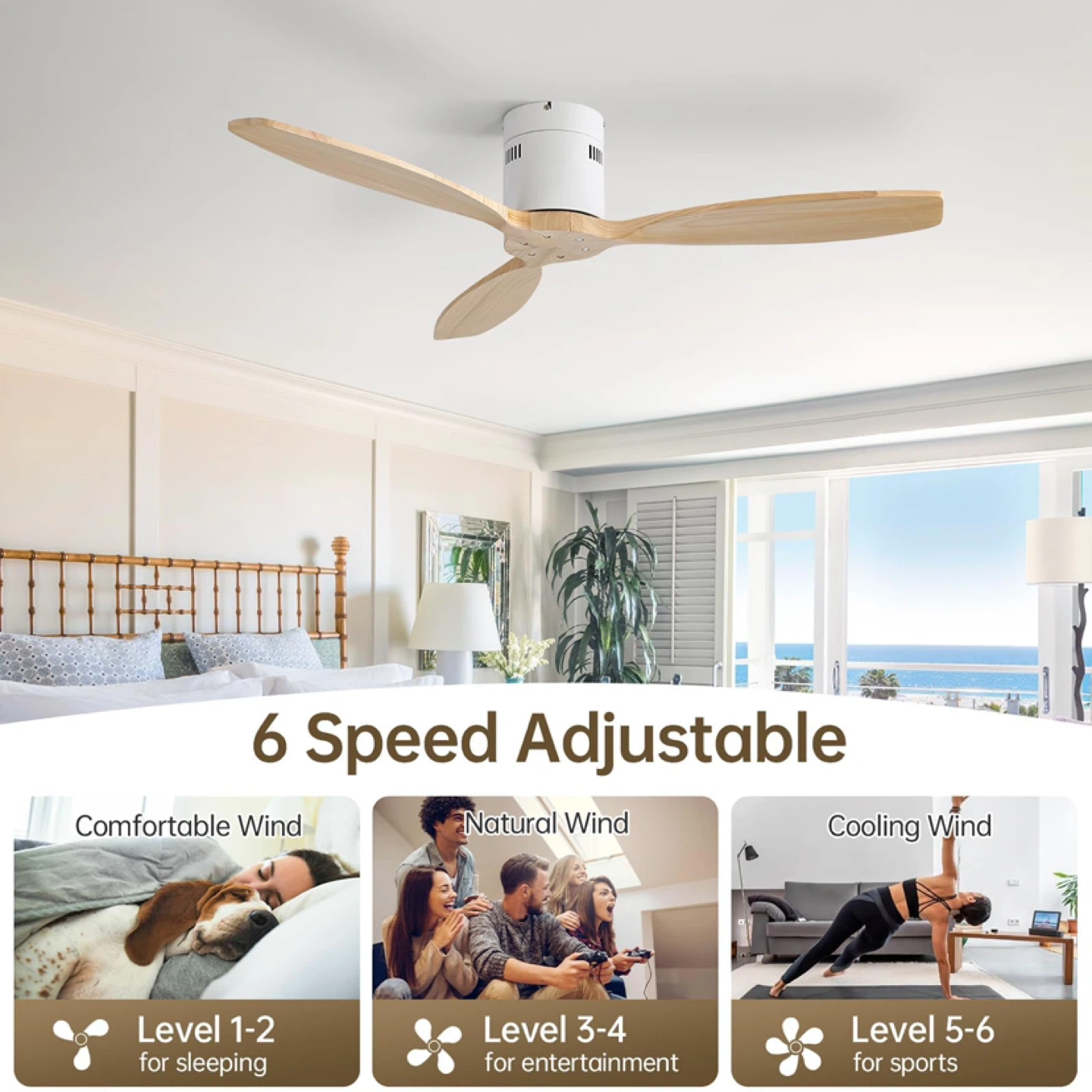 Sofucor 52 Inch Smart Ceiling Fan - photo 4