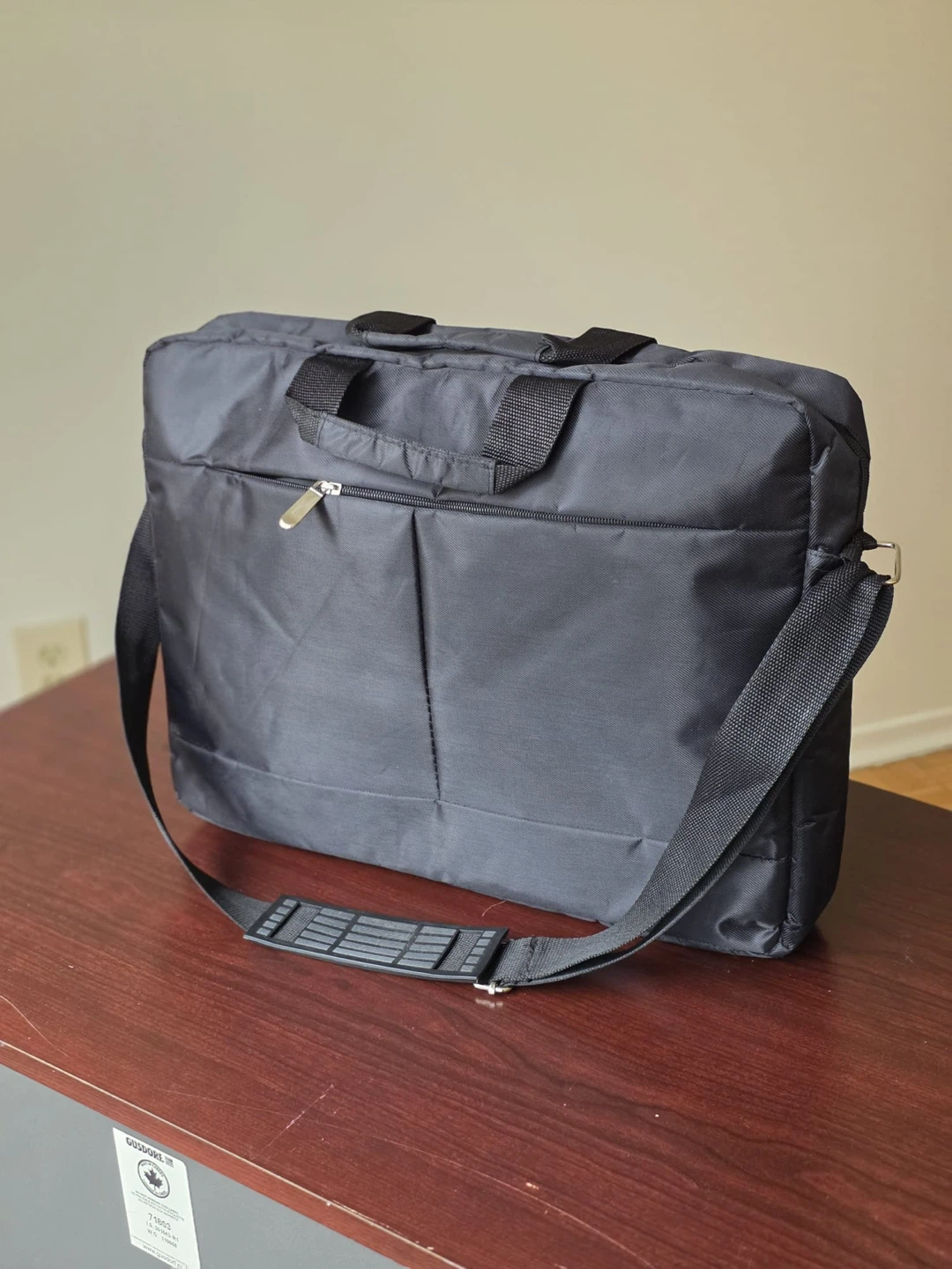 Black Laptop Bag with Shoulder Strap - photo 2