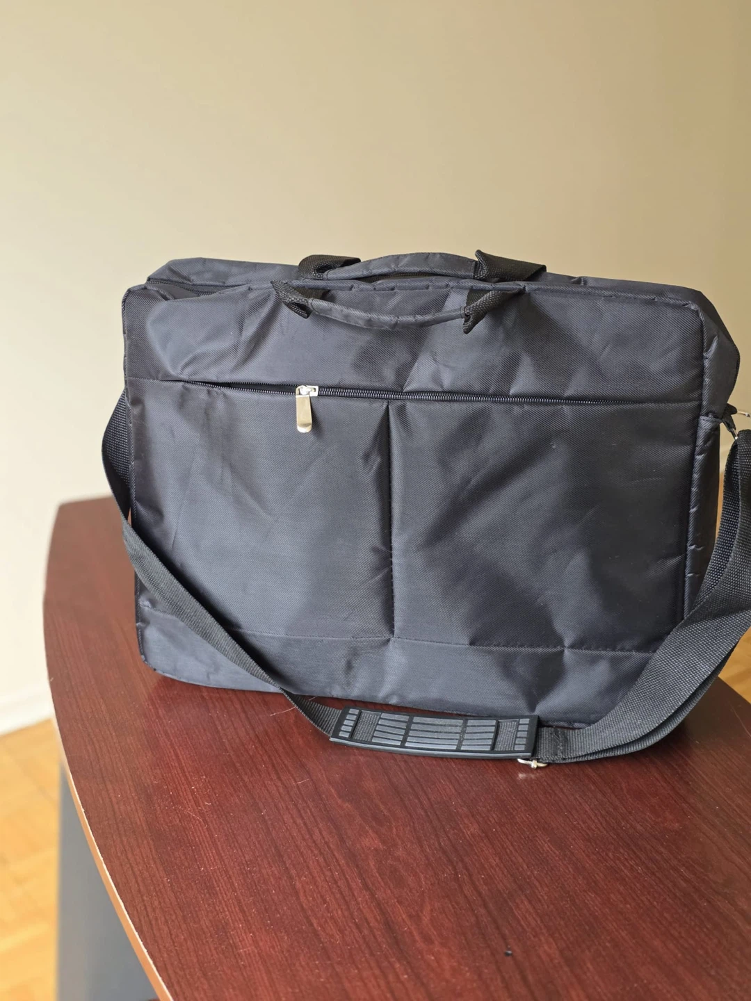 Black Laptop Bag with Shoulder Strap