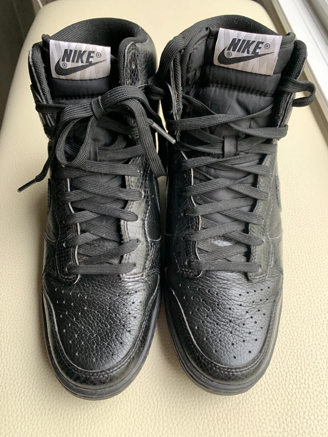 WOMEN’S Nike Dunk High "Suede Snake" Black High-Top Sneakers - photo 2
