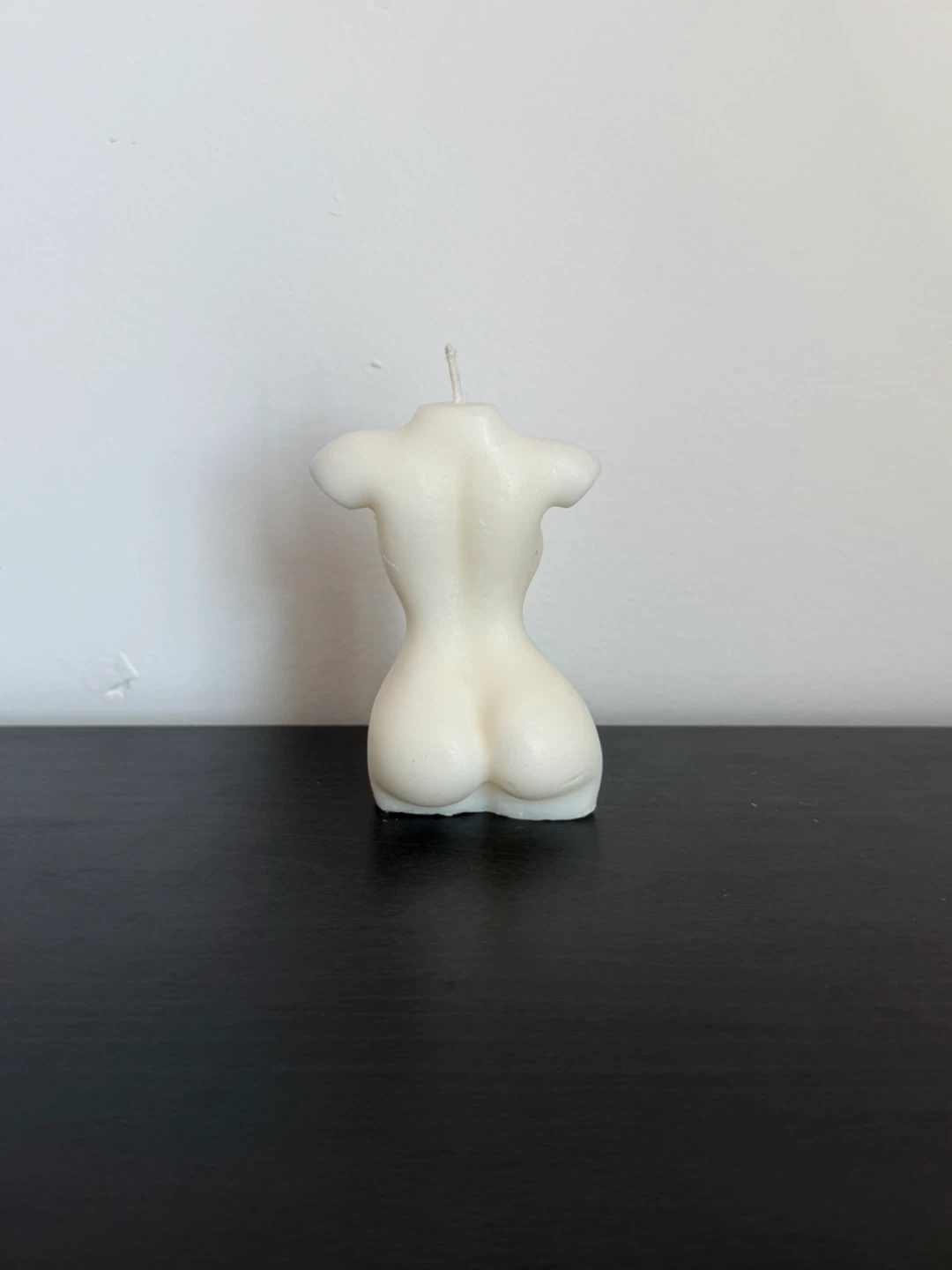 Torso Shaped Candle - White - photo 2