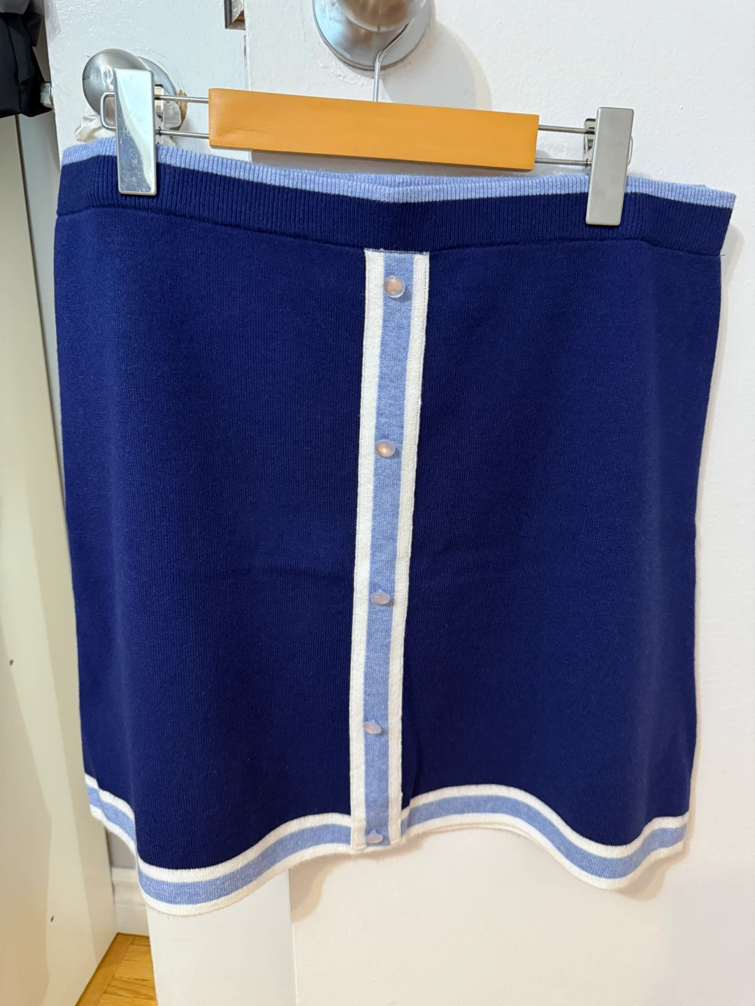 Freshman 1996 Navy Blue Ribbed Skirt - Size XL
