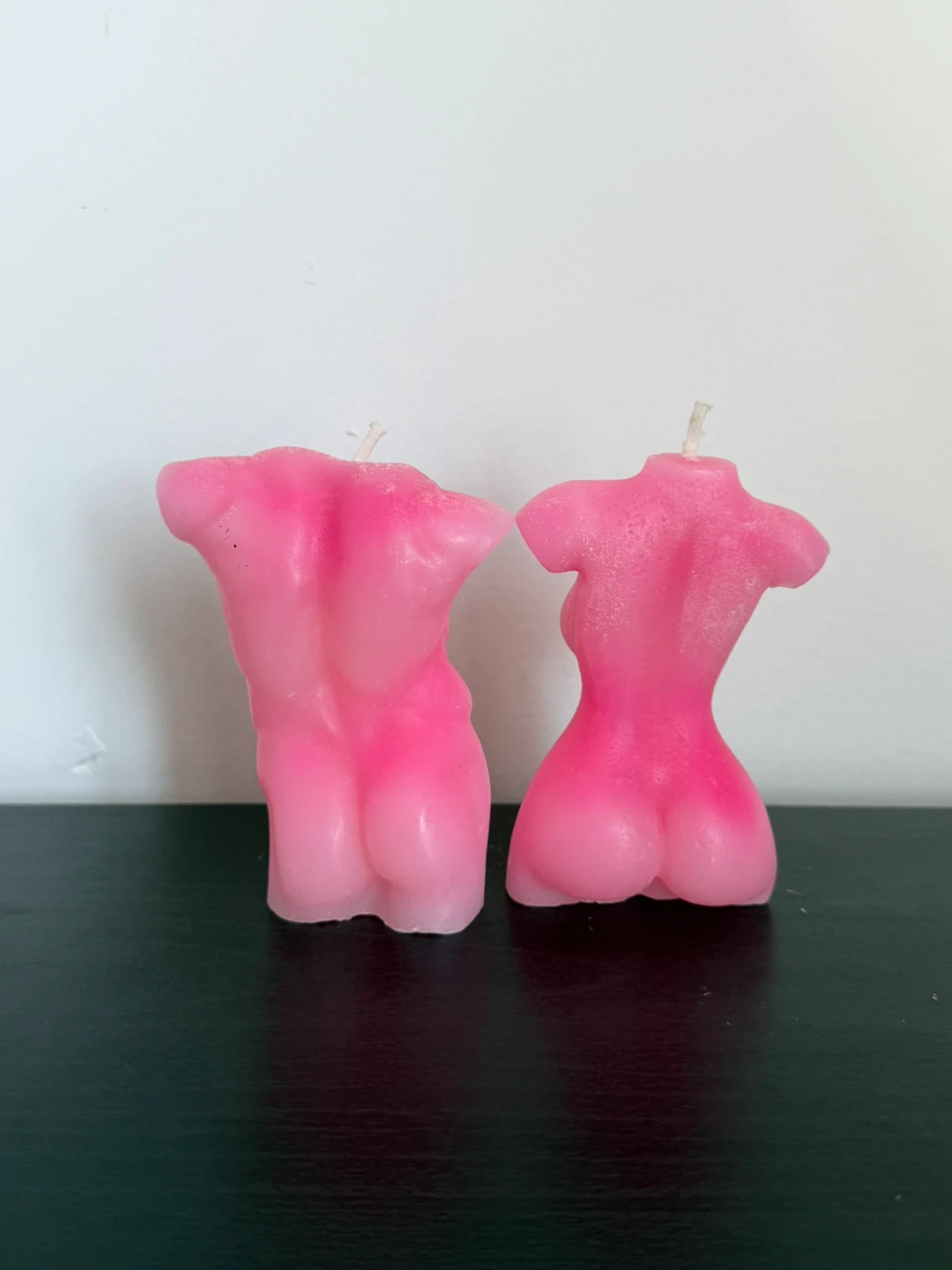 Pink Torso Candles - Set of 2 - photo 2