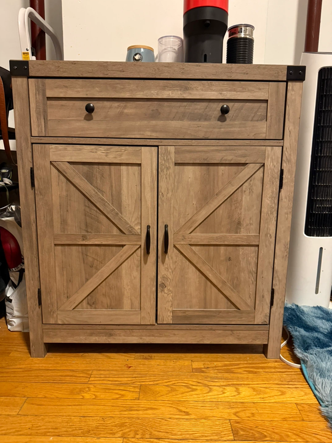 Storage Cabinet with Drawer and Doors - photo 2