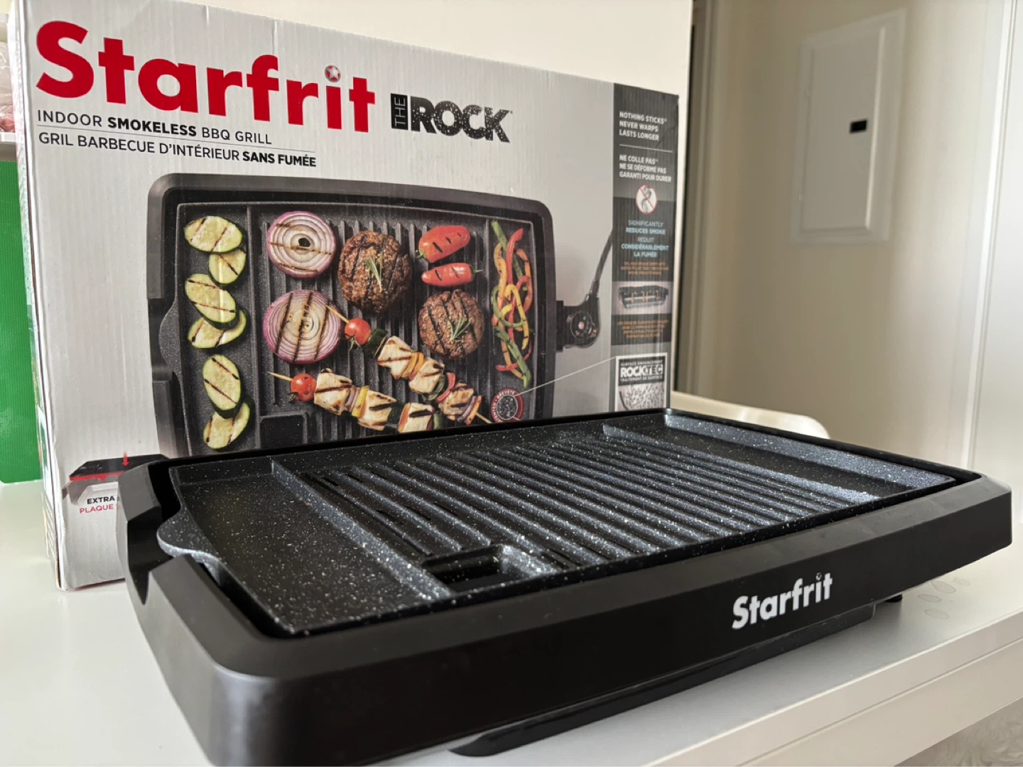 🍖 Starfrit The Rock Indoor Smokeless BBQ Grill - Like New - photo 2