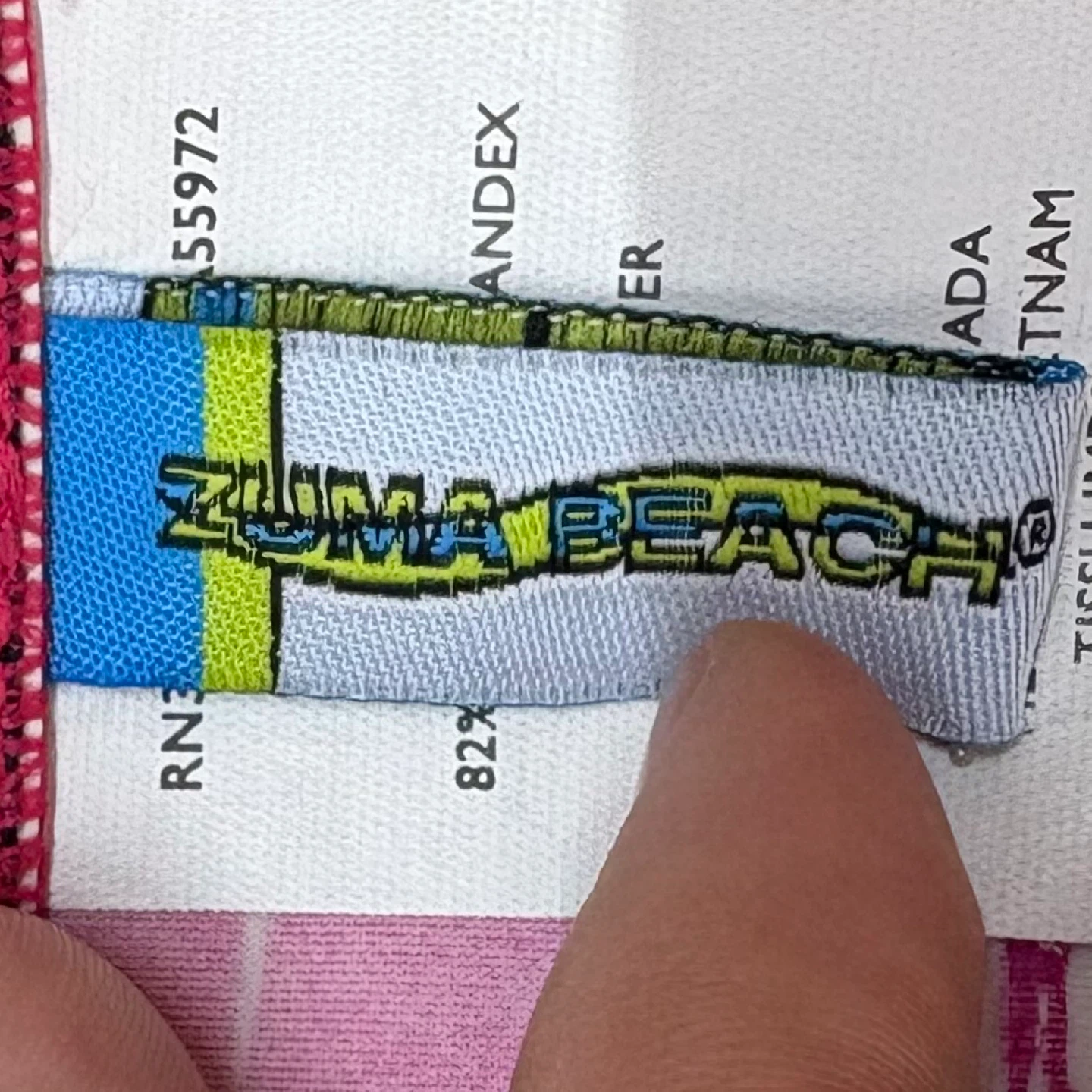 Zuma Beach Side Tie Bikini Swimsuit Bottoms Stripe Print Size 14 - photo 5