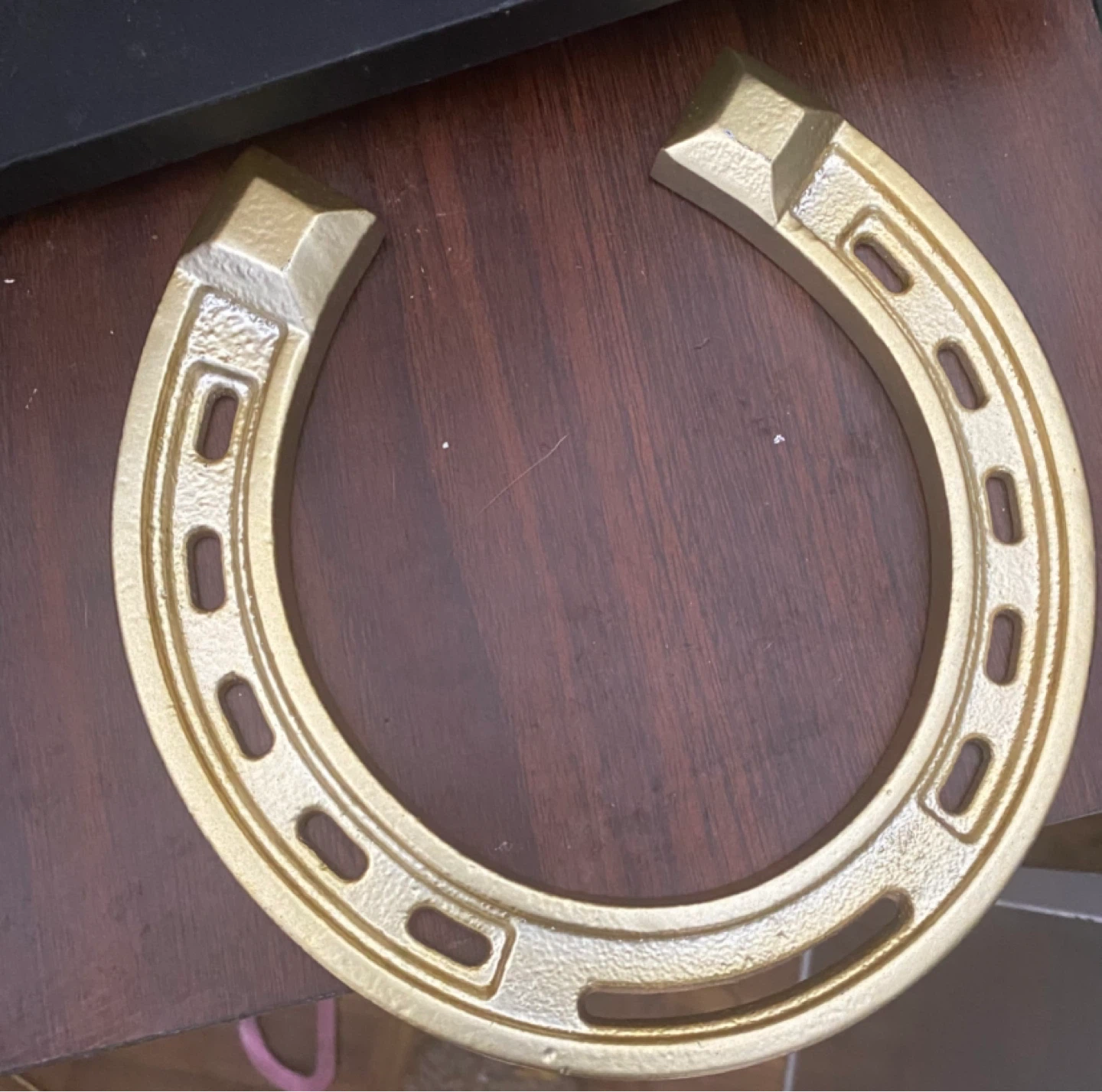 Decorative Gold Horseshoe for wall