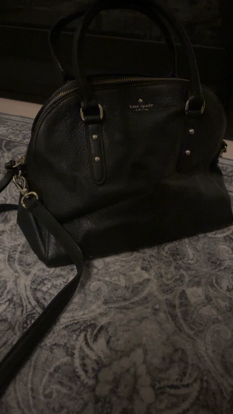 Kate Spade Black Cow Leather Bag