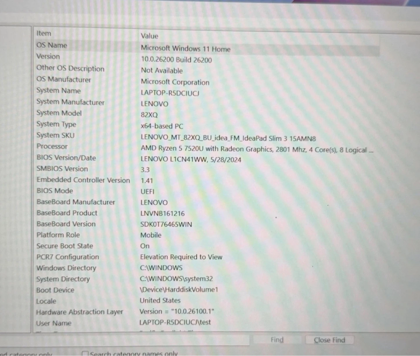 Lenovo IdeaPad Slim 3 AMD Ryzen 5  8GB RAM 512GB SSD - photo 3