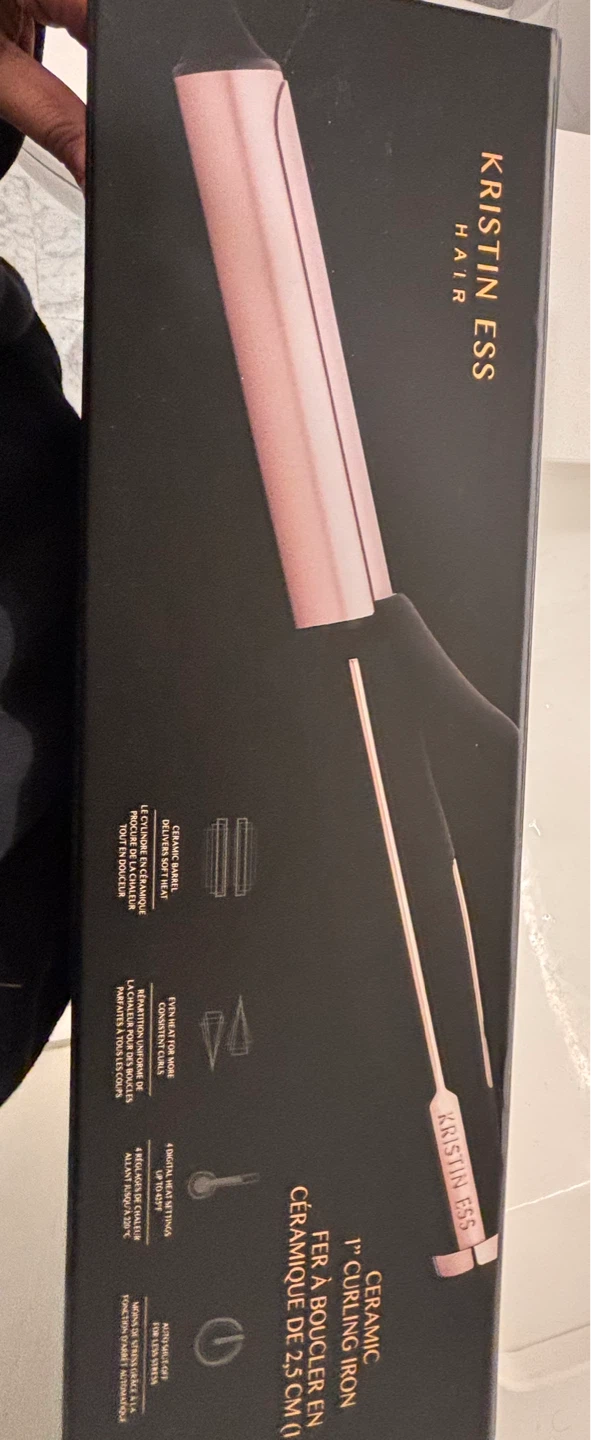 Kristin Ess 1" Ceramic Curling Iron - photo 2