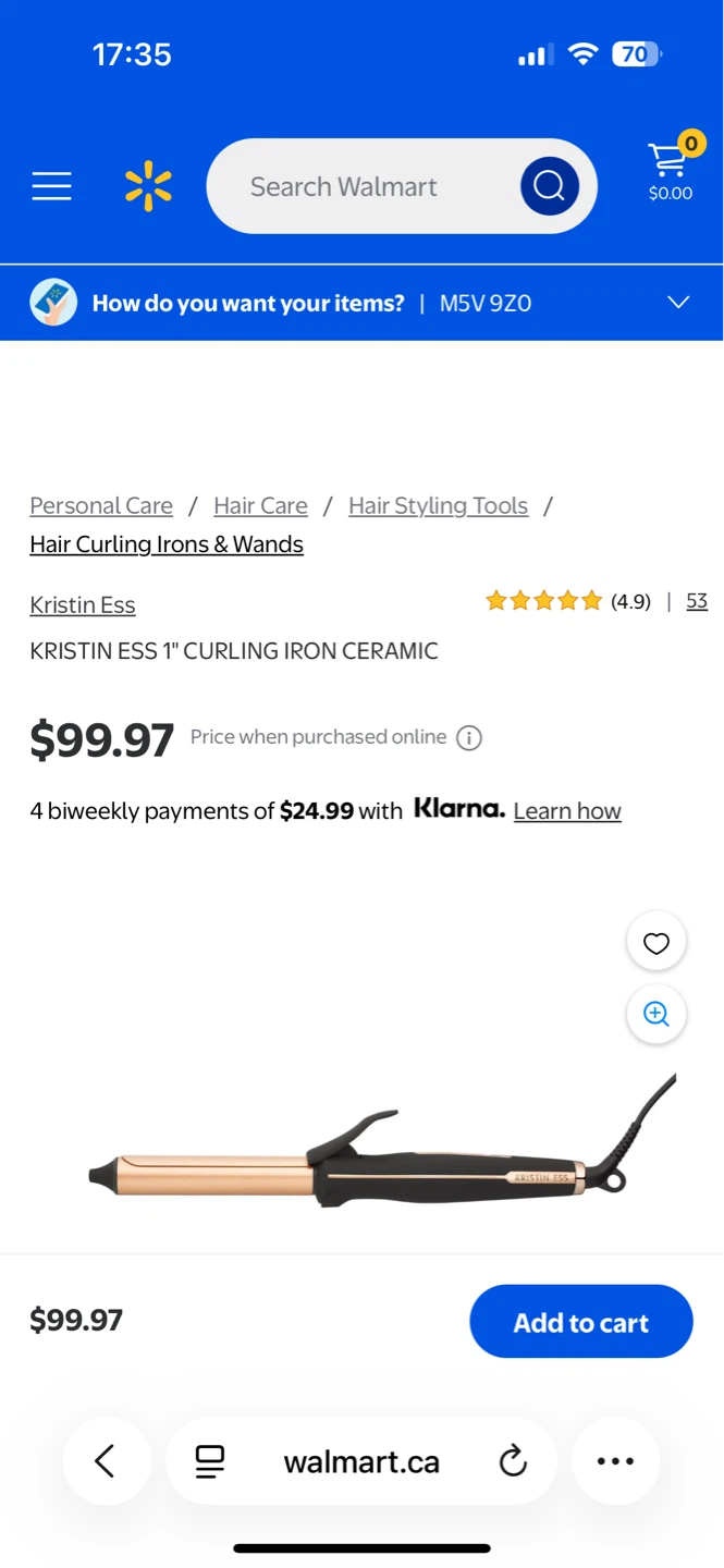 Kristin Ess 1" Ceramic Curling Iron - photo 3
