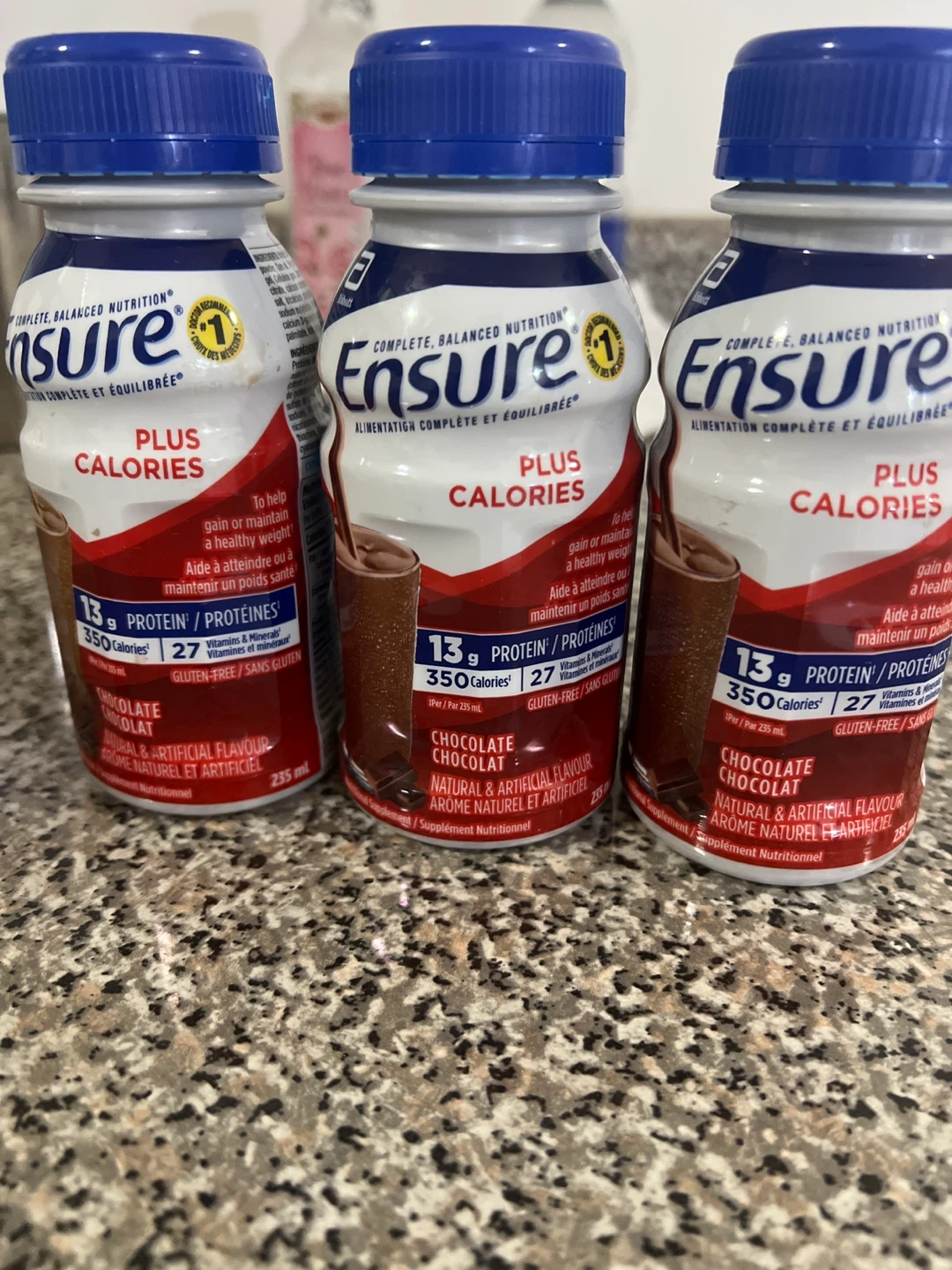 Ensure Plus Calories Chocolate Nutritional Drinks (3 Bottles)