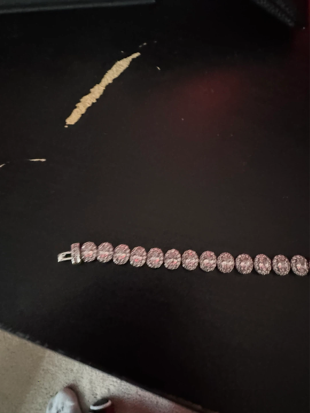 6ICE  Silver Plated Gold Tennis Bracelet - photo 2