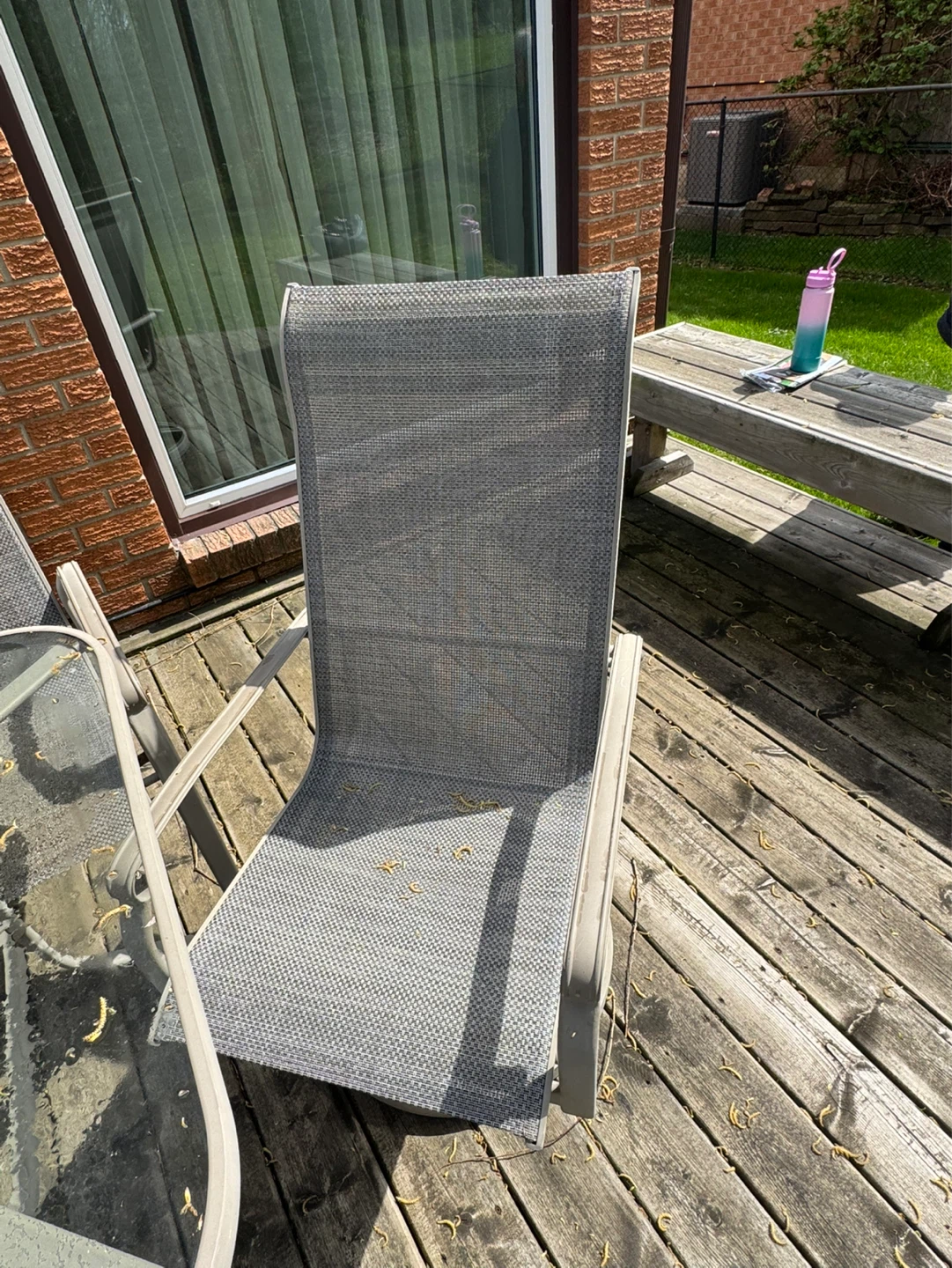 Patio Dining Set with Glass Table and 6 Chairs - photo 3
