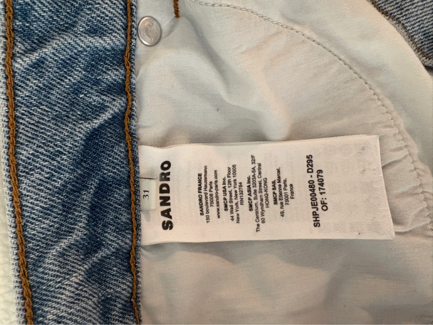 Sandro Regular Fit Jeans - Size 31 - photo 5