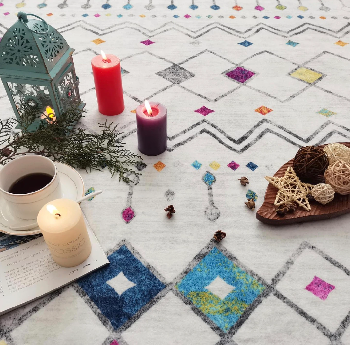 Geometric Area Rug 8 x10 ft - photo 5